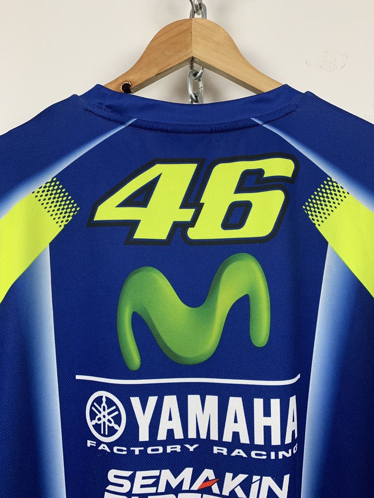 Vintage Vintage Yamaha Valentino Rossi Racing T-Shirt Size US XXL / EU 58 / 5 - 12 Thumbnail