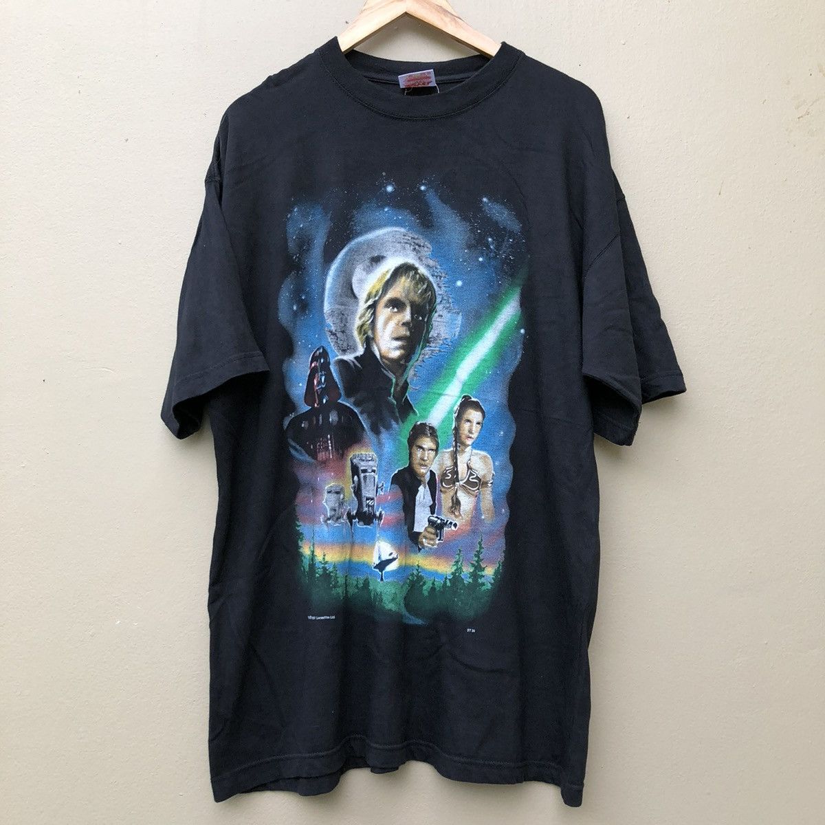 Star Wars × Vintage Vintage star wars 1997 movie tee rare Size US XL / EU 56 / 4 - 1 Thumbnail