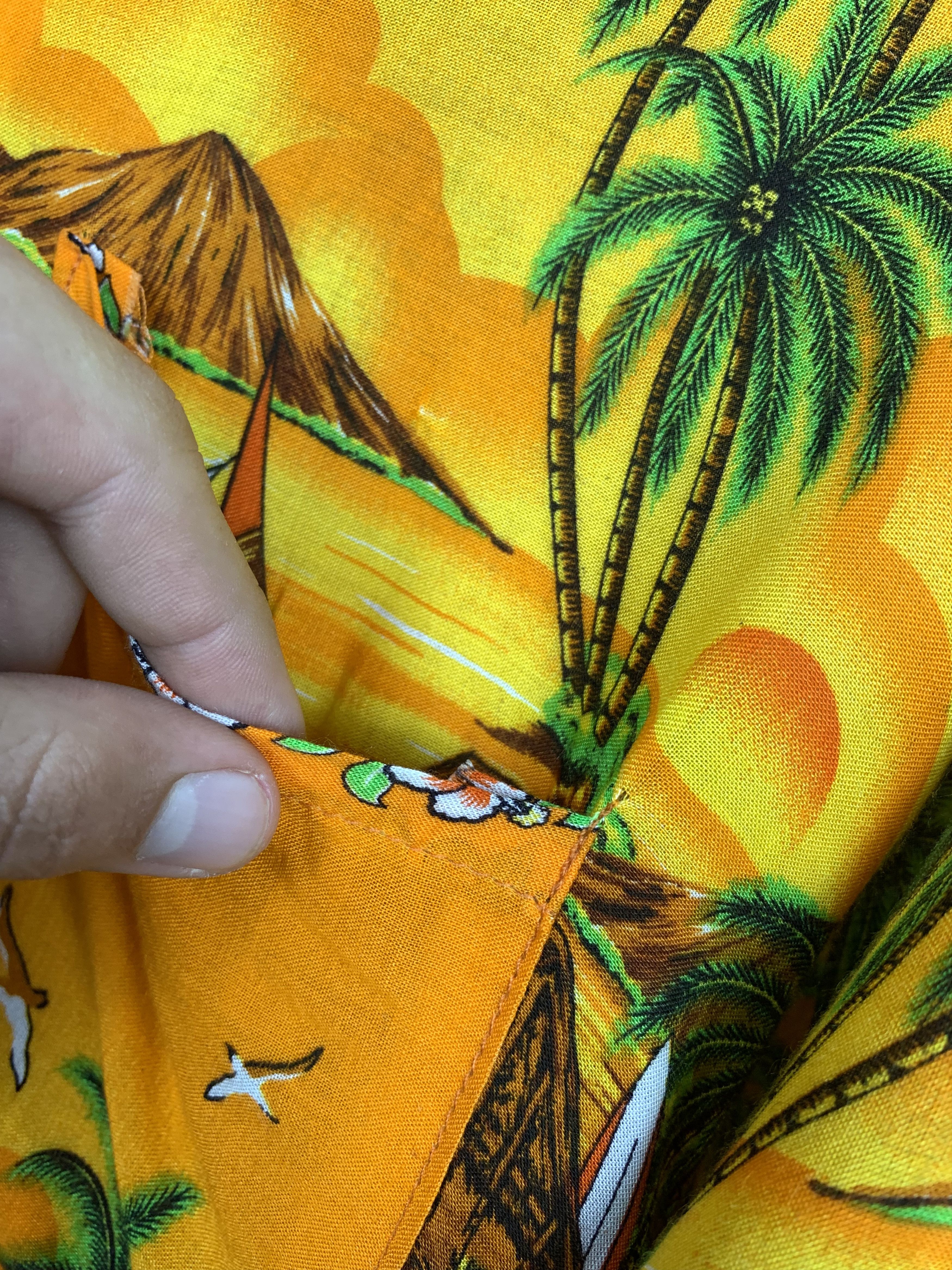 Vintage Vintage Hawaiian Shirt Full Printed Size US XL / EU 56 / 4 - 4 Thumbnail