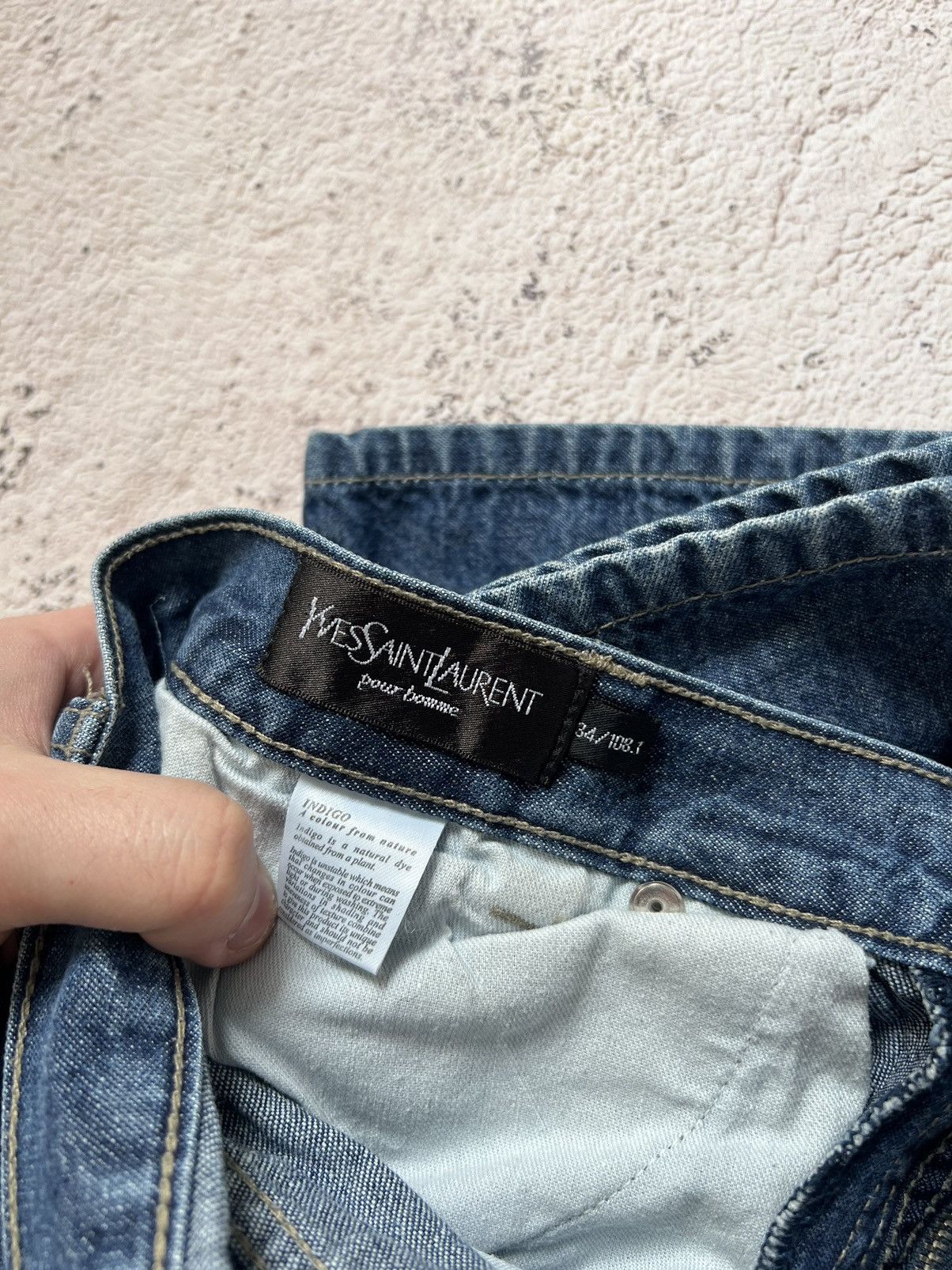 Vintage × Yves Saint Laurent Vintage YSL / Yves Saint Laurent Denim Jeans Size US 34 / EU 50 - 8 Thumbnail
