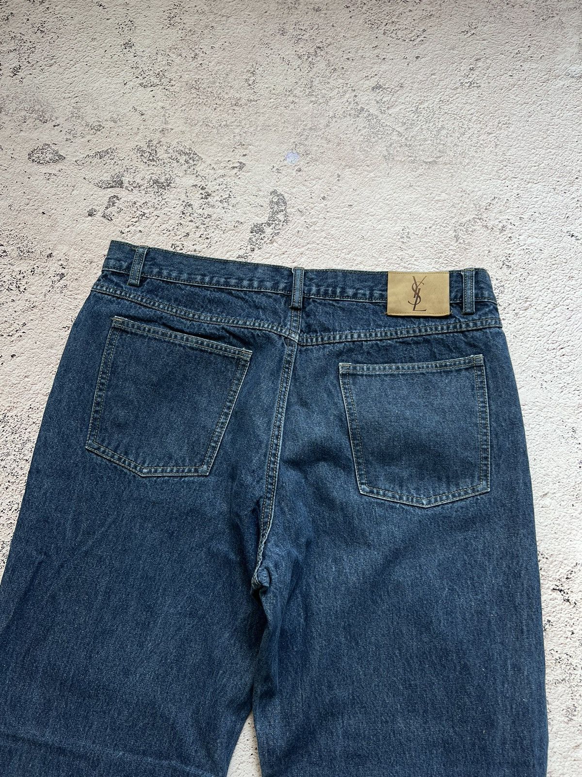 Vintage × Yves Saint Laurent Vintage YSL / Yves Saint Laurent Denim Jeans Size US 34 / EU 50 - 1 Thumbnail