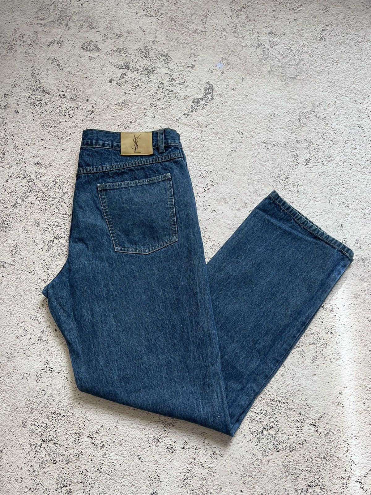 Vintage × Yves Saint Laurent Vintage YSL / Yves Saint Laurent Denim Jeans Size US 34 / EU 50 - 2 Thumbnail