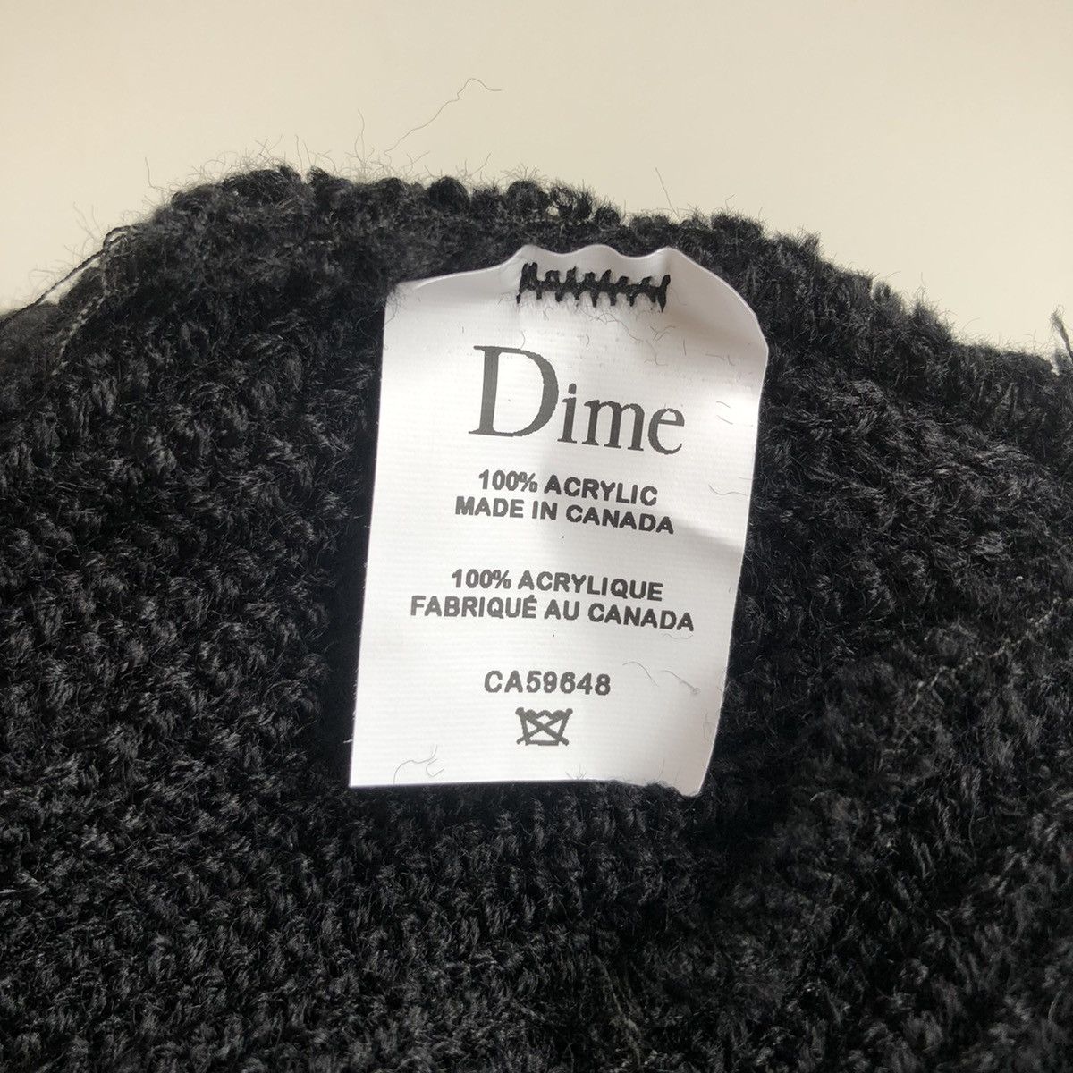 Dime Dime STRIPED Beanie BEIGE Size ONE SIZE - 3 Thumbnail