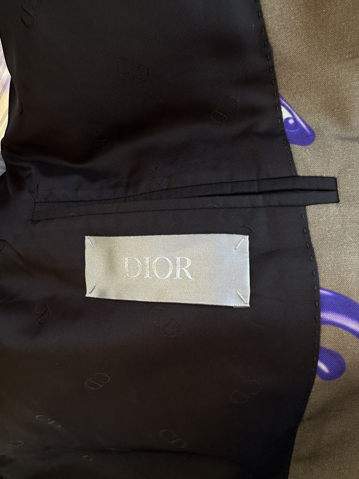 Dior Dior X Kenny Scharf Zipped Jacket 'Beige' Size US L / EU 52-54 / 3 - 5 Thumbnail
