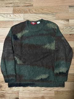 Supreme × JUNYA Brushed Camo Sweater-