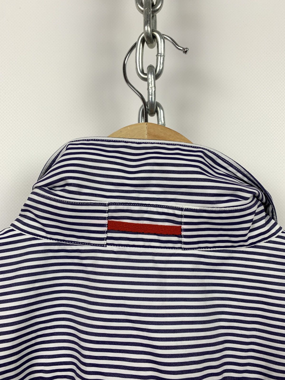 Orlebar Brown NWT Orlebar Brown Giles Resort Stripe Long Sleeve Shirt Size US XL / EU 56 / 4 - 16 Thumbnail