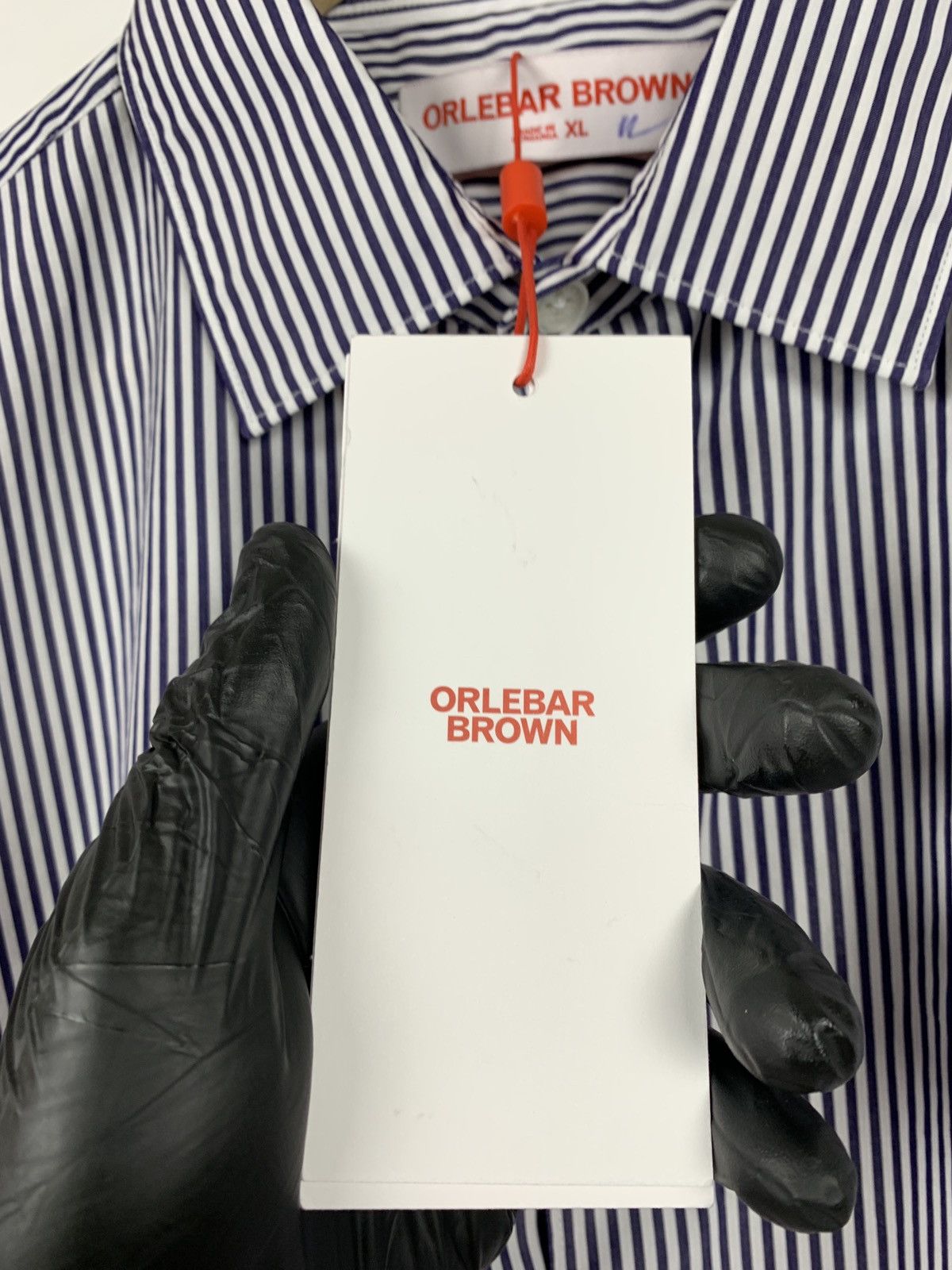 Orlebar Brown NWT Orlebar Brown Giles Resort Stripe Long Sleeve Shirt Size US XL / EU 56 / 4 - 19 Thumbnail