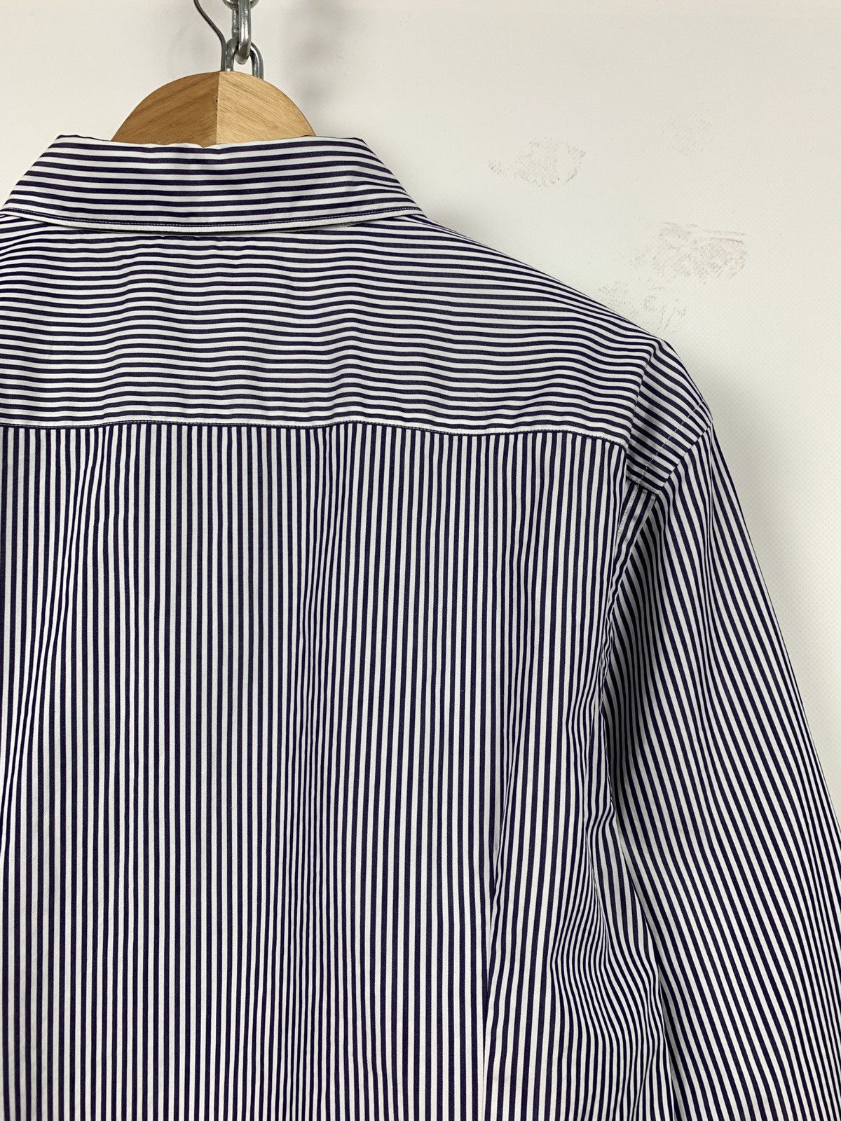 Orlebar Brown NWT Orlebar Brown Giles Resort Stripe Long Sleeve Shirt Size US XL / EU 56 / 4 - 12 Thumbnail