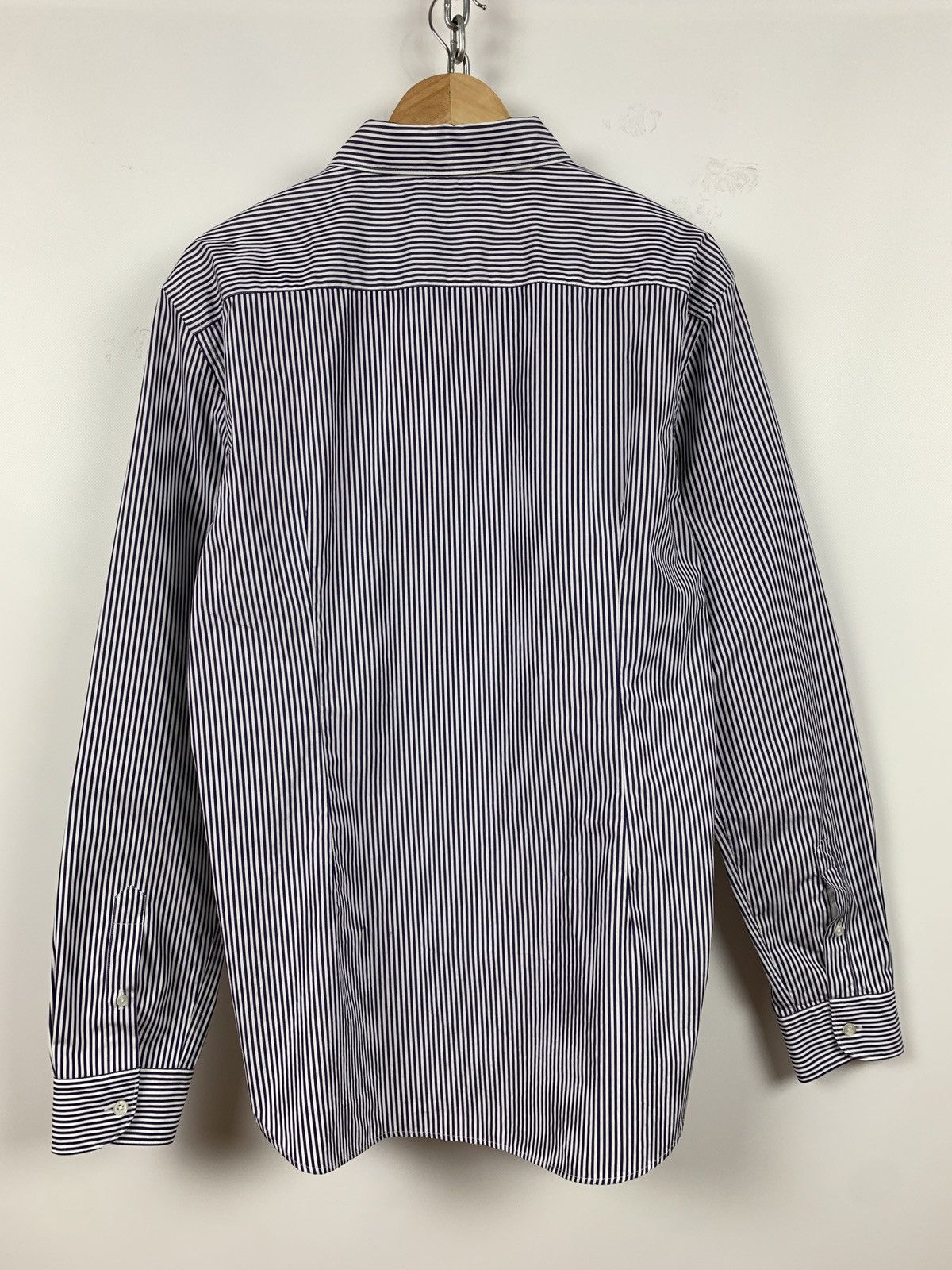 Orlebar Brown NWT Orlebar Brown Giles Resort Stripe Long Sleeve Shirt Size US XL / EU 56 / 4 - 2 Thumbnail