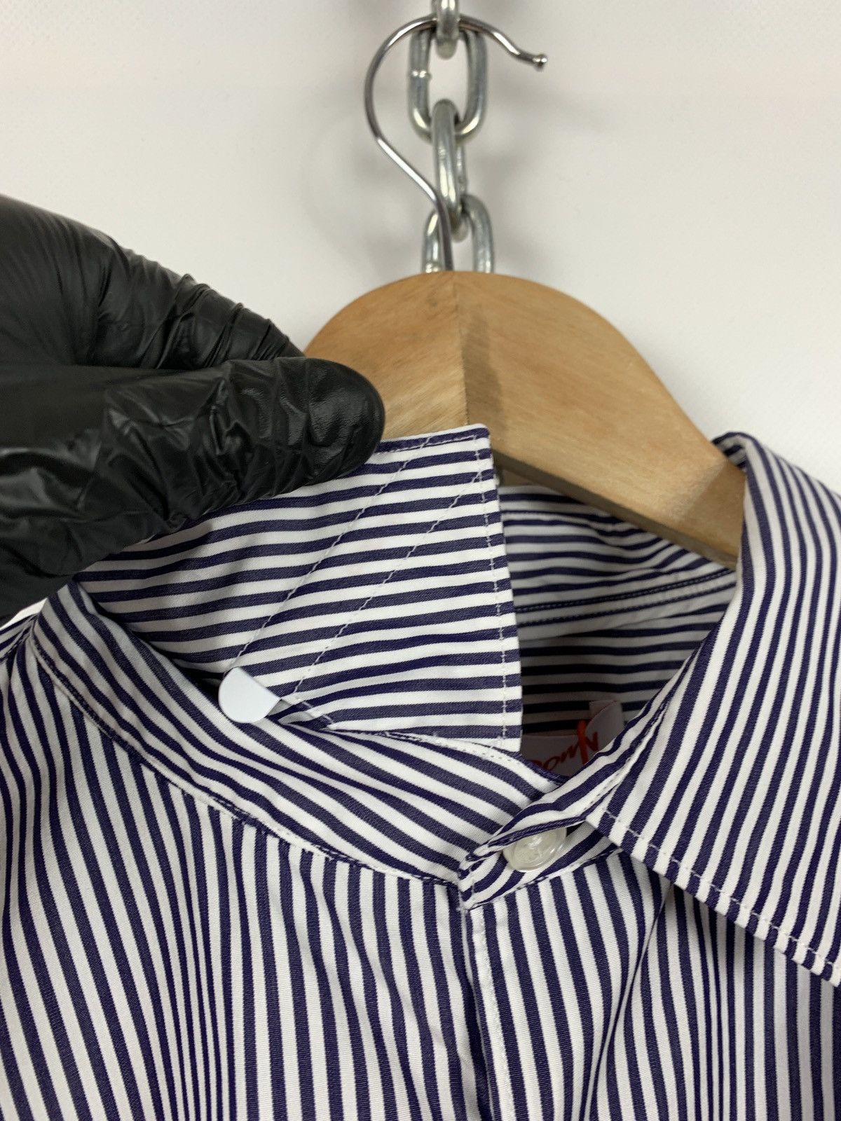 Orlebar Brown NWT Orlebar Brown Giles Resort Stripe Long Sleeve Shirt Size US XL / EU 56 / 4 - 18 Thumbnail