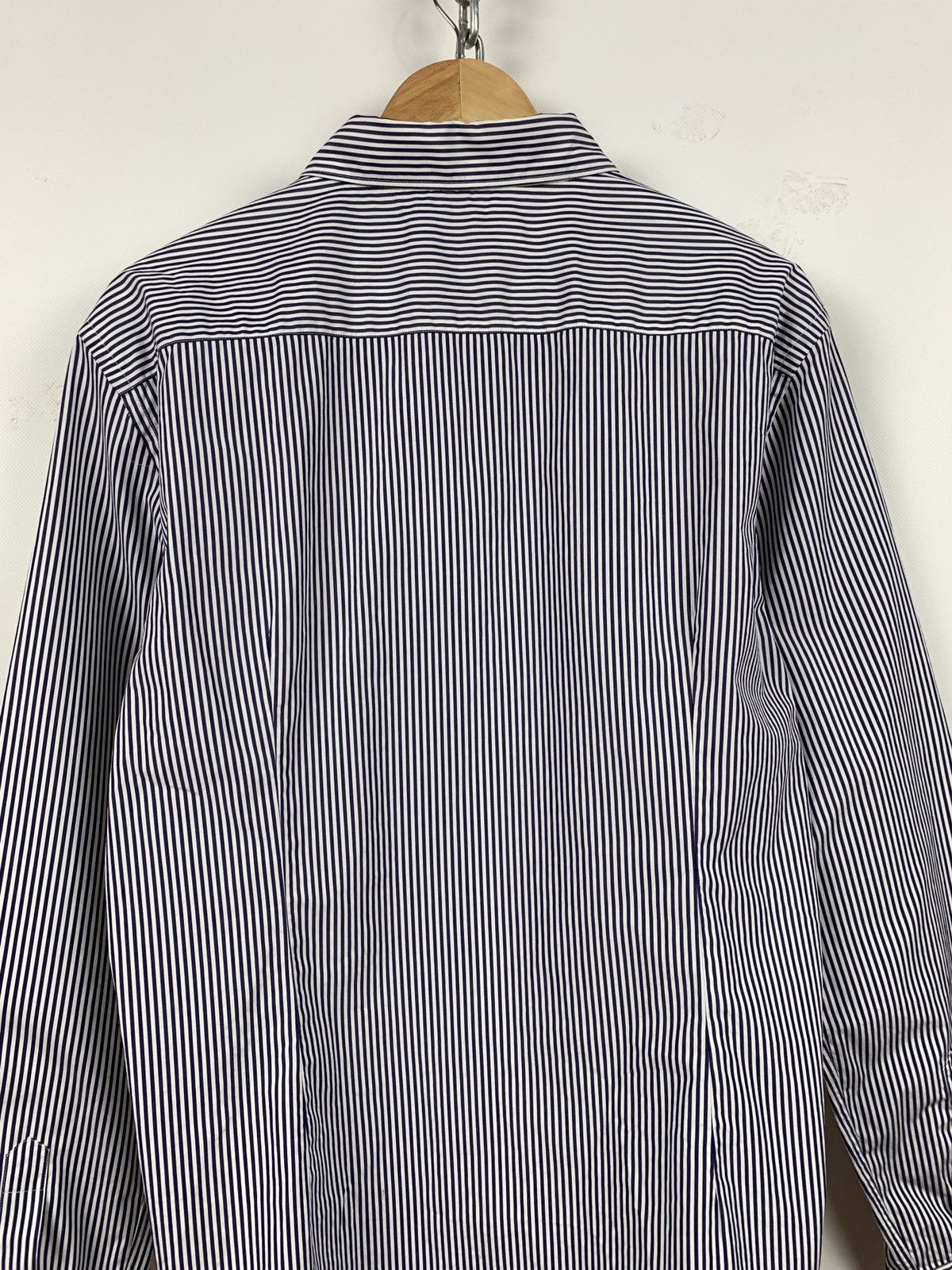 Orlebar Brown NWT Orlebar Brown Giles Resort Stripe Long Sleeve Shirt Size US XL / EU 56 / 4 - 10 Thumbnail