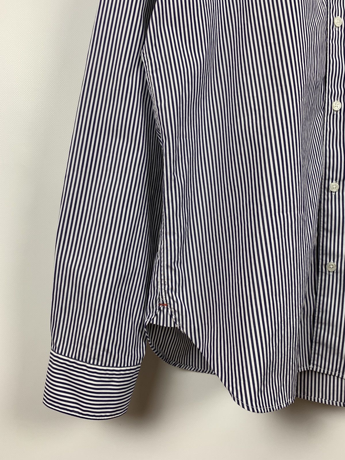 Orlebar Brown NWT Orlebar Brown Giles Resort Stripe Long Sleeve Shirt Size US XL / EU 56 / 4 - 9 Thumbnail