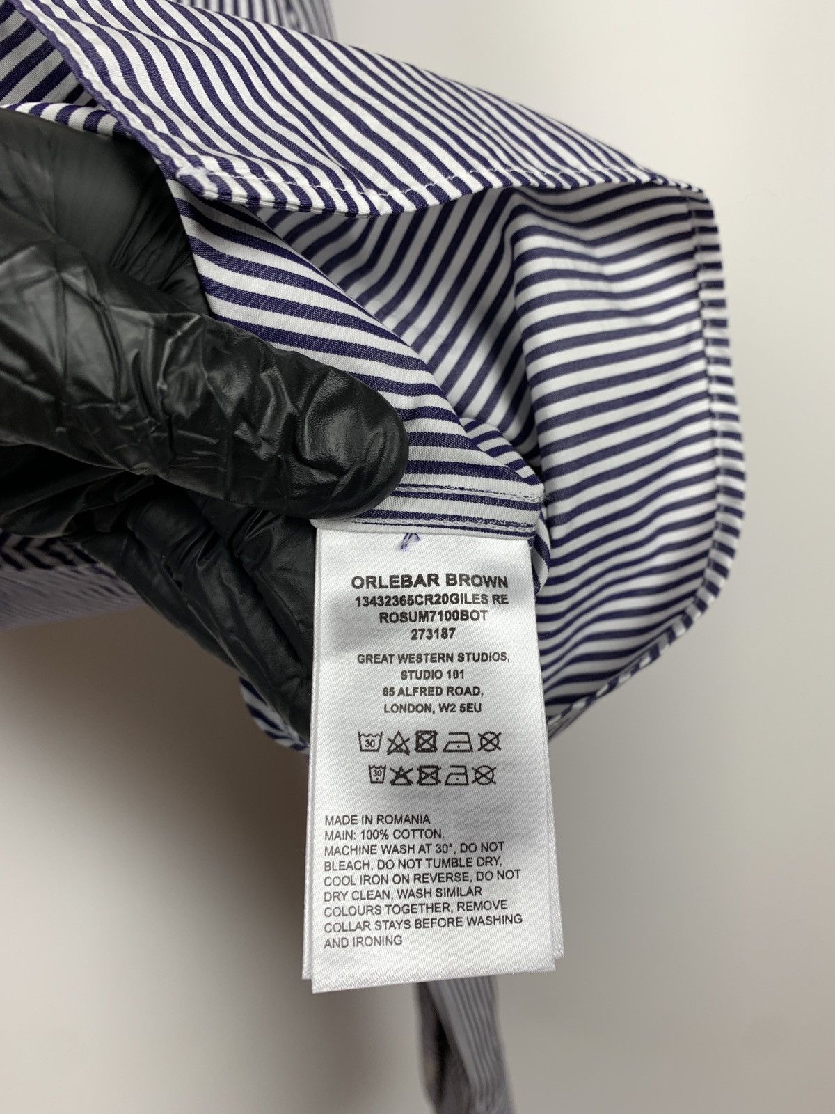 Orlebar Brown NWT Orlebar Brown Giles Resort Stripe Long Sleeve Shirt Size US XL / EU 56 / 4 - 22 Thumbnail
