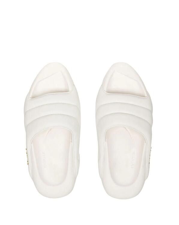 Balmain BNWT AW22 BALMAIN B-IT-QUILTED LAMBSKIN MULES 43 W Size US 10 / EU 43 - 8 Thumbnail