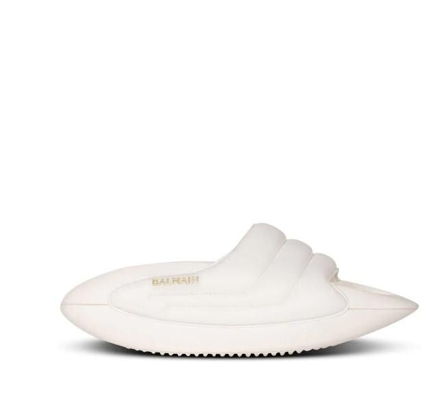 Balmain BNWT AW22 BALMAIN B-IT-QUILTED LAMBSKIN MULES 43 W Size US 10 / EU 43 - 1 Thumbnail