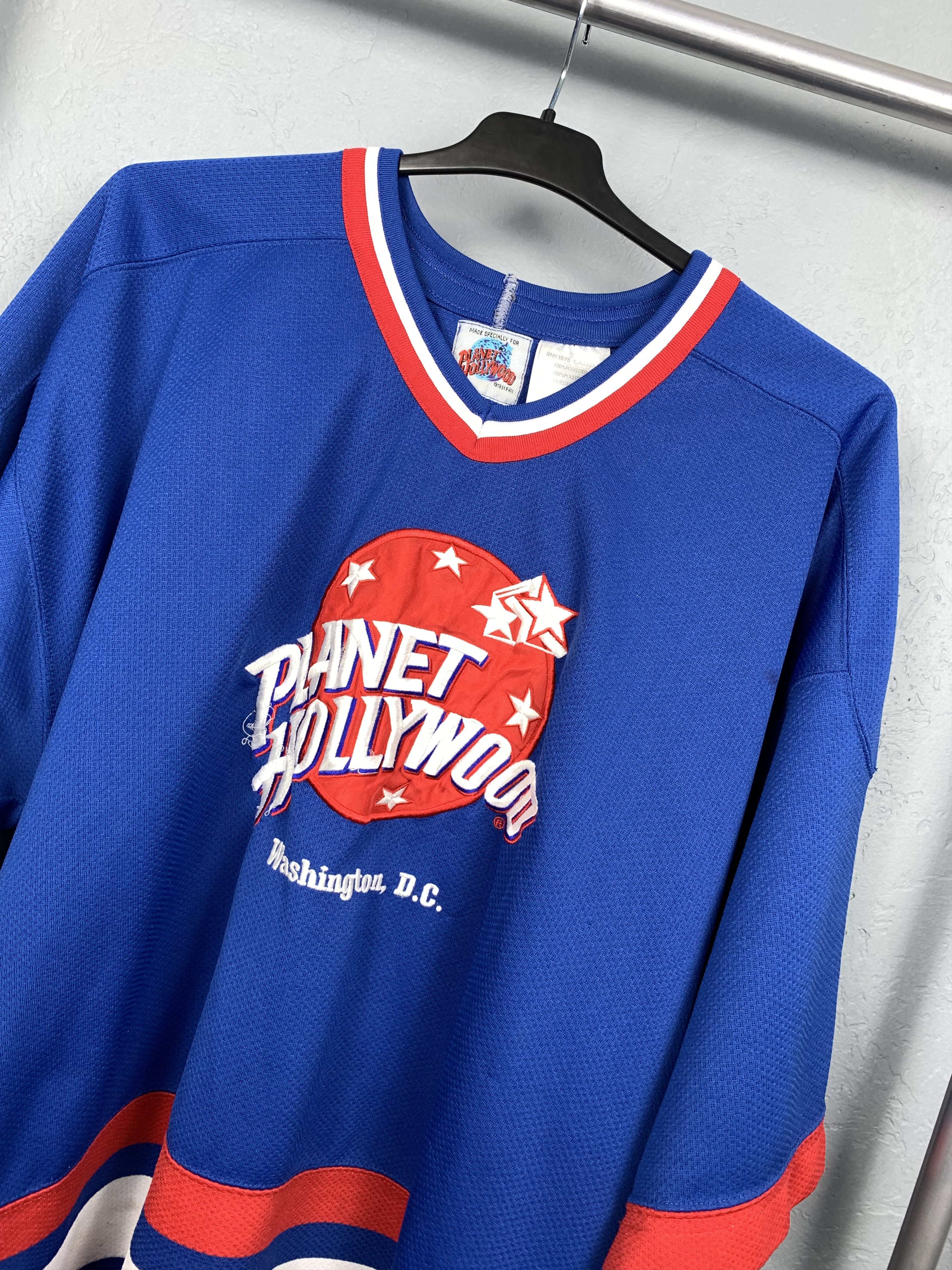 Disney Vintage Planet Hollywood 1991 Walt Disney Jersey Size US XL / EU 56 / 4 - 2 Thumbnail