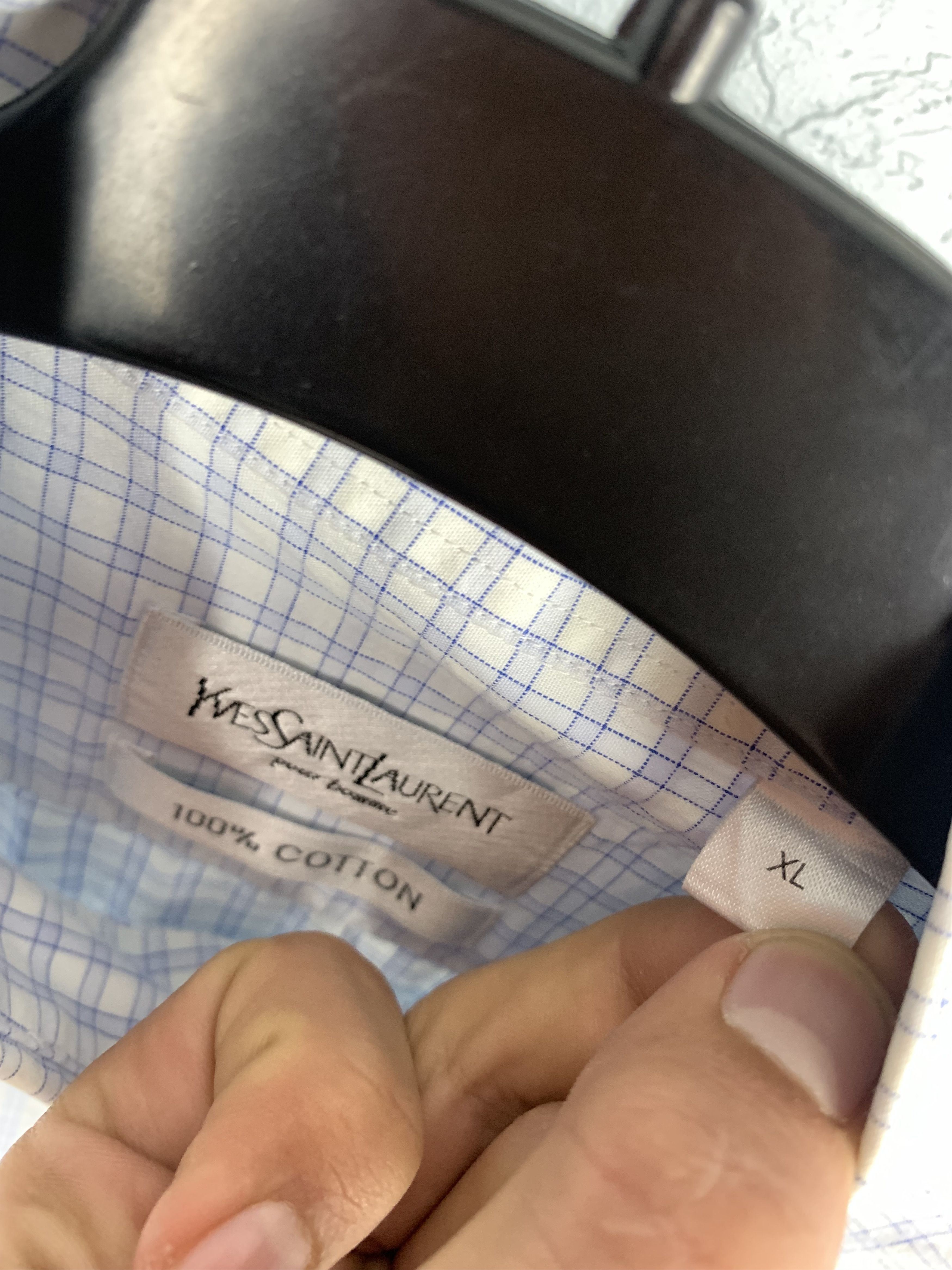 Yves Saint Laurent Yves Saint Laurent YSL mens short sleeve shirt Size US XL / EU 56 / 4 - 3 Thumbnail