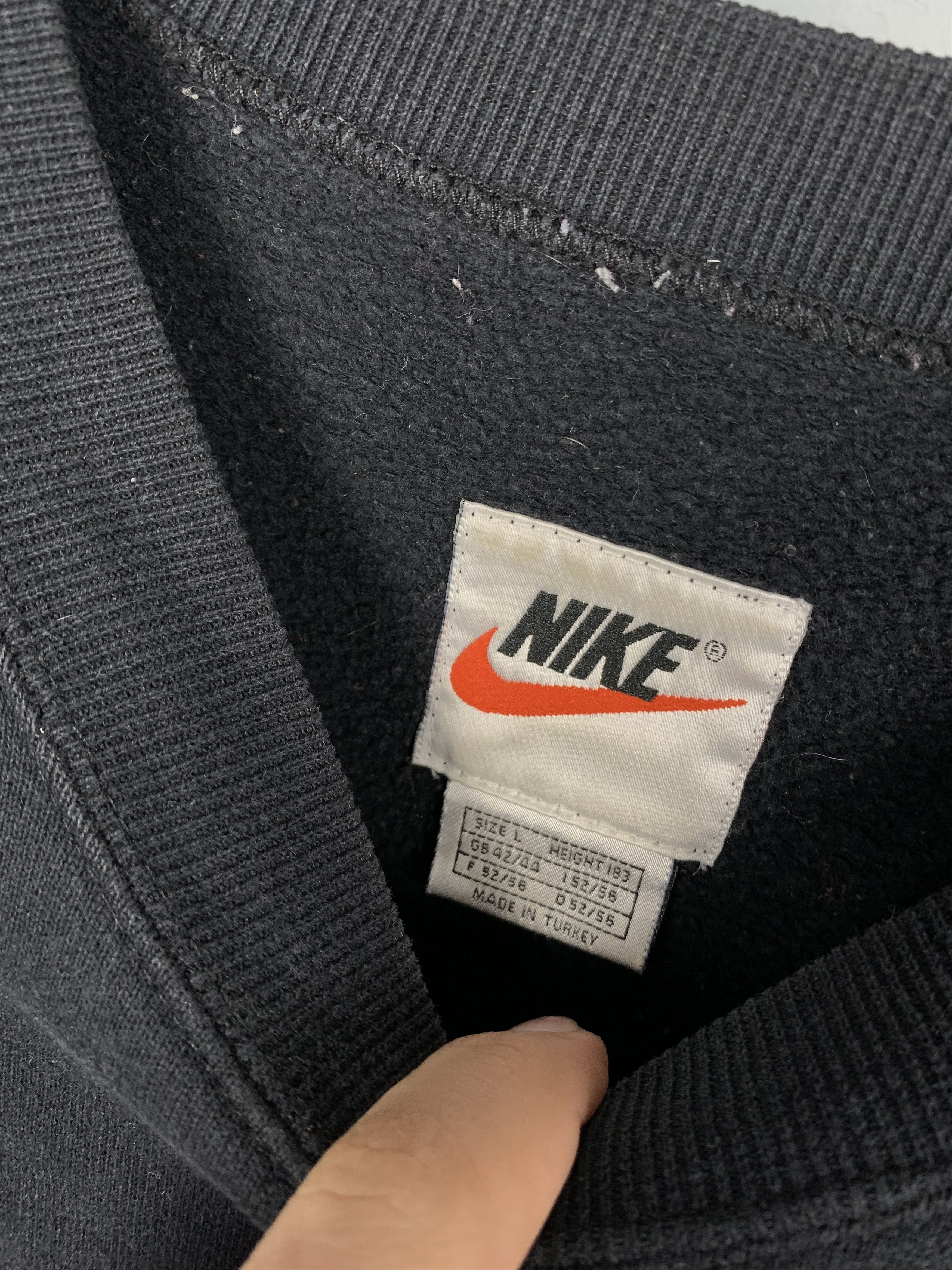 Nike Nike 90s Vintage Mens Sweatshirt Swoosh Size US XL / EU 56 / 4 - 4 Thumbnail