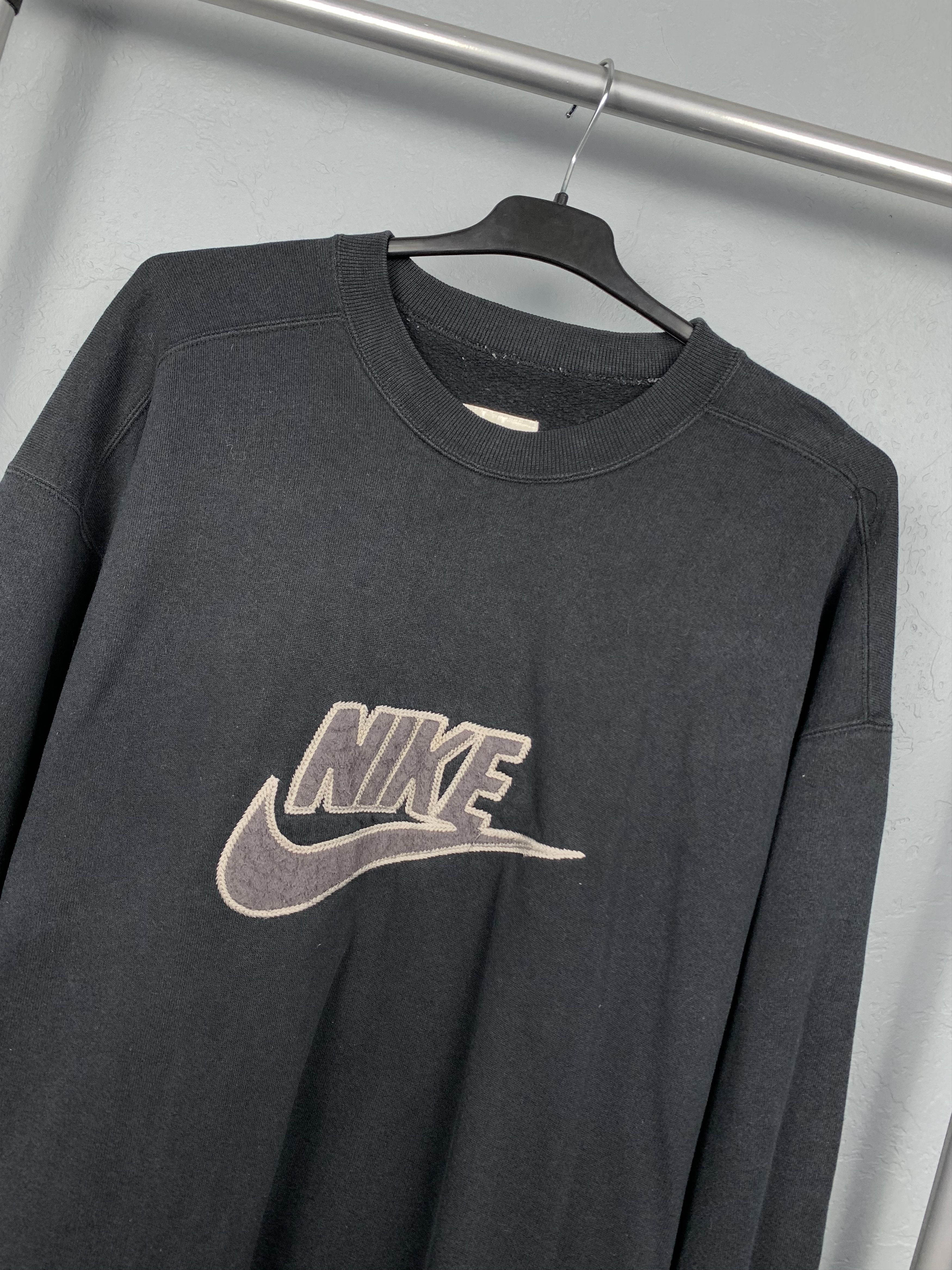 Nike Nike 90s Vintage Mens Sweatshirt Swoosh Size US XL / EU 56 / 4 - 2 Thumbnail