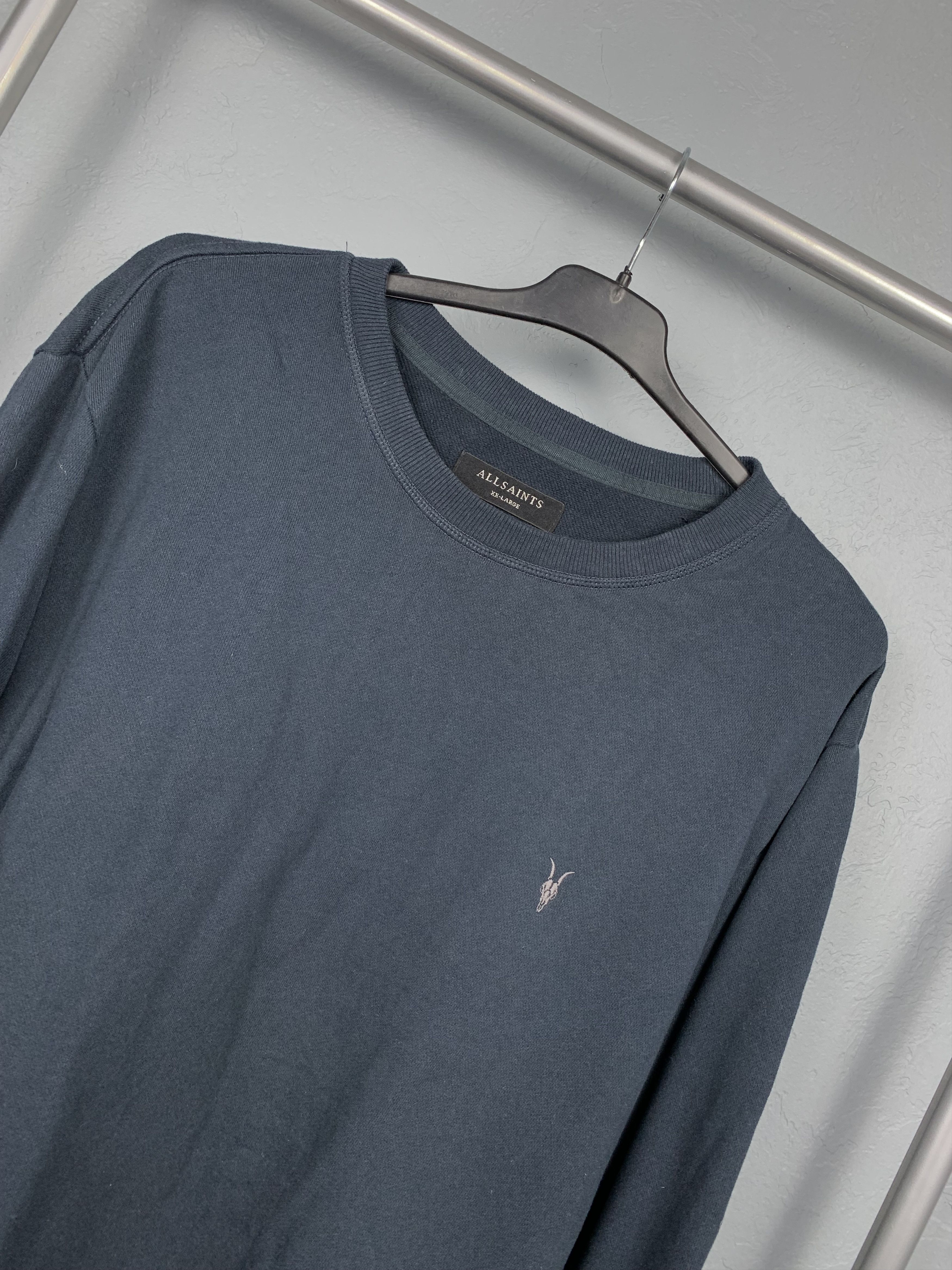 Allsaints Allsaints Mens Crew Neck Sweatshirt Size US XXL / EU 58 / 5 - 2 Thumbnail