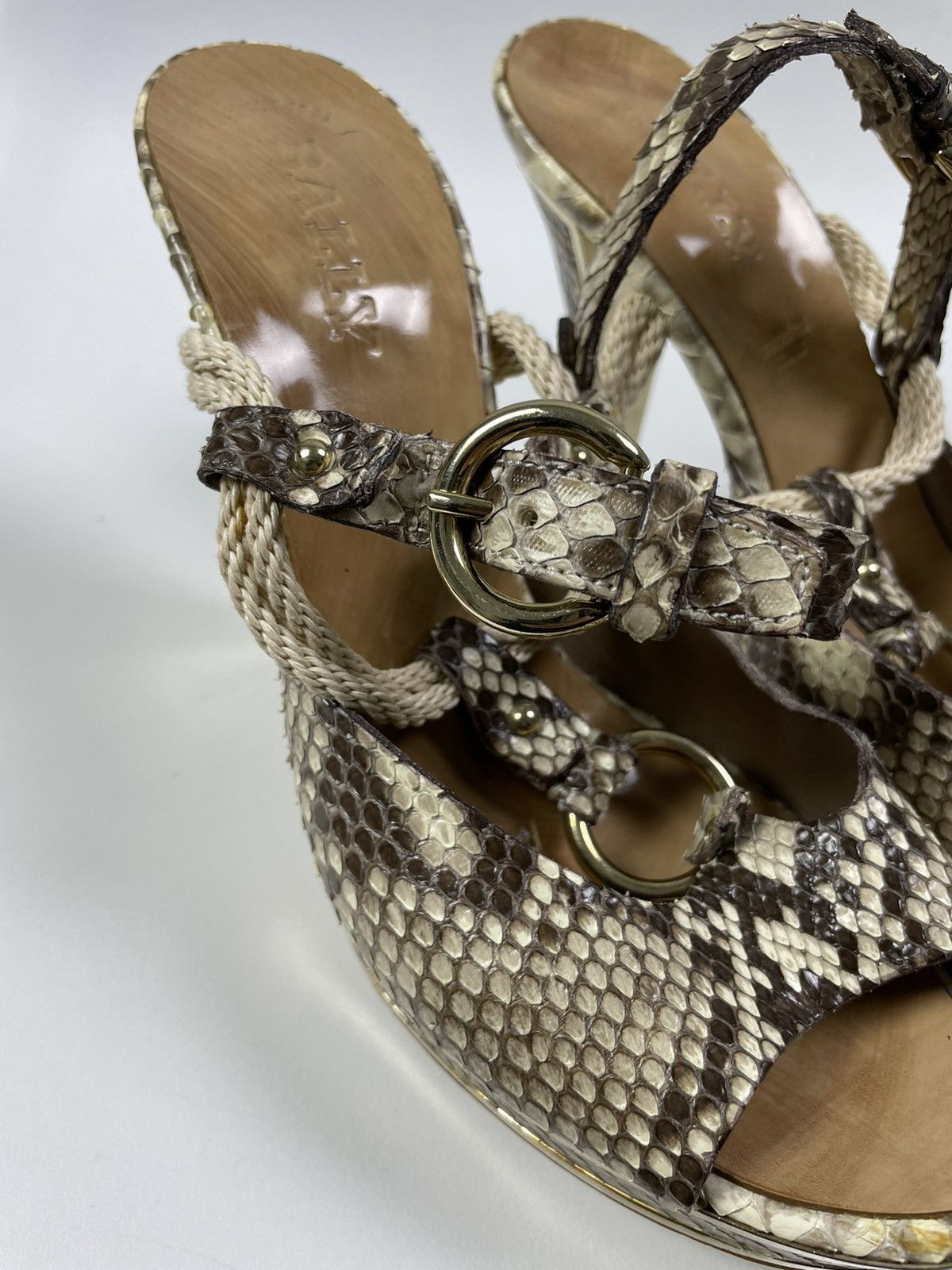 Bally Bally Python leather heels size 37 Size US 6.5 / IT 36.5 - 7 Thumbnail