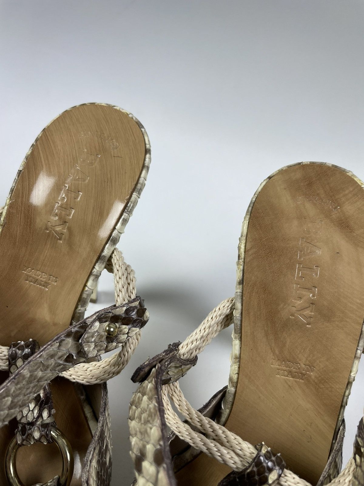 Bally Bally Python leather heels size 37 Size US 6.5 / IT 36.5 - 5 Thumbnail