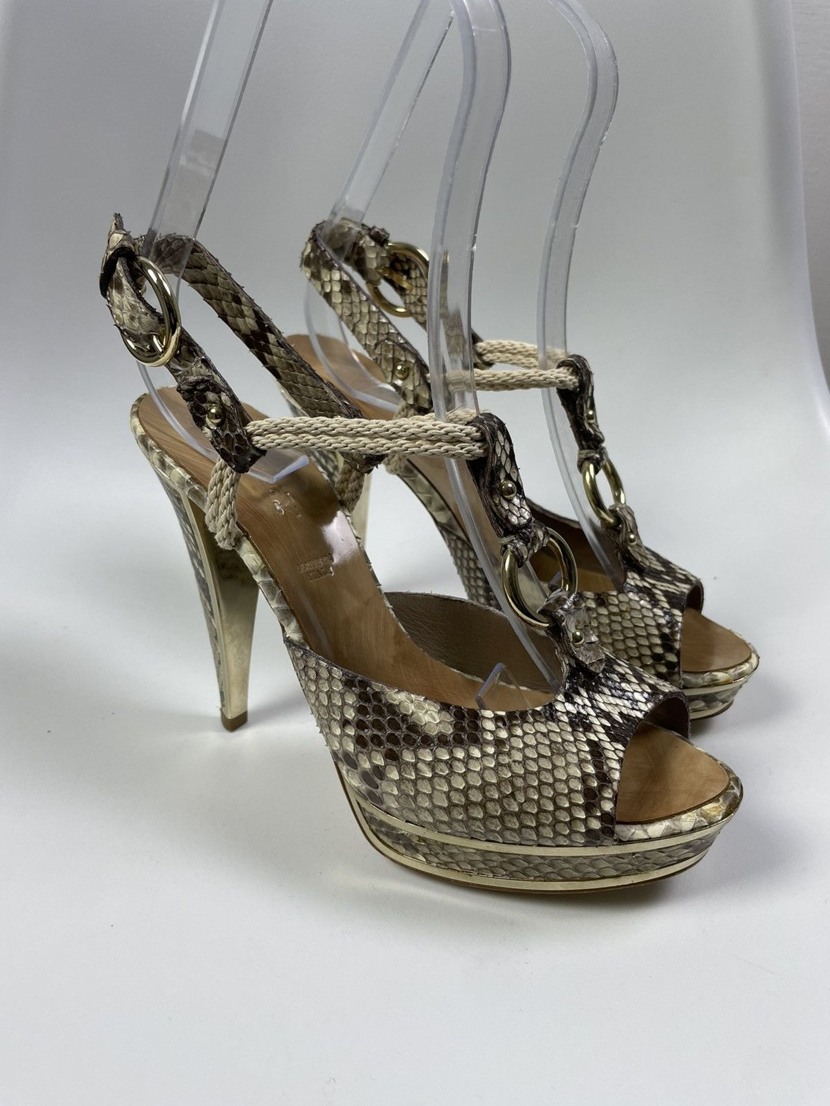 Bally Bally Python leather heels size 37 Size US 6.5 / IT 36.5 - 1 Thumbnail