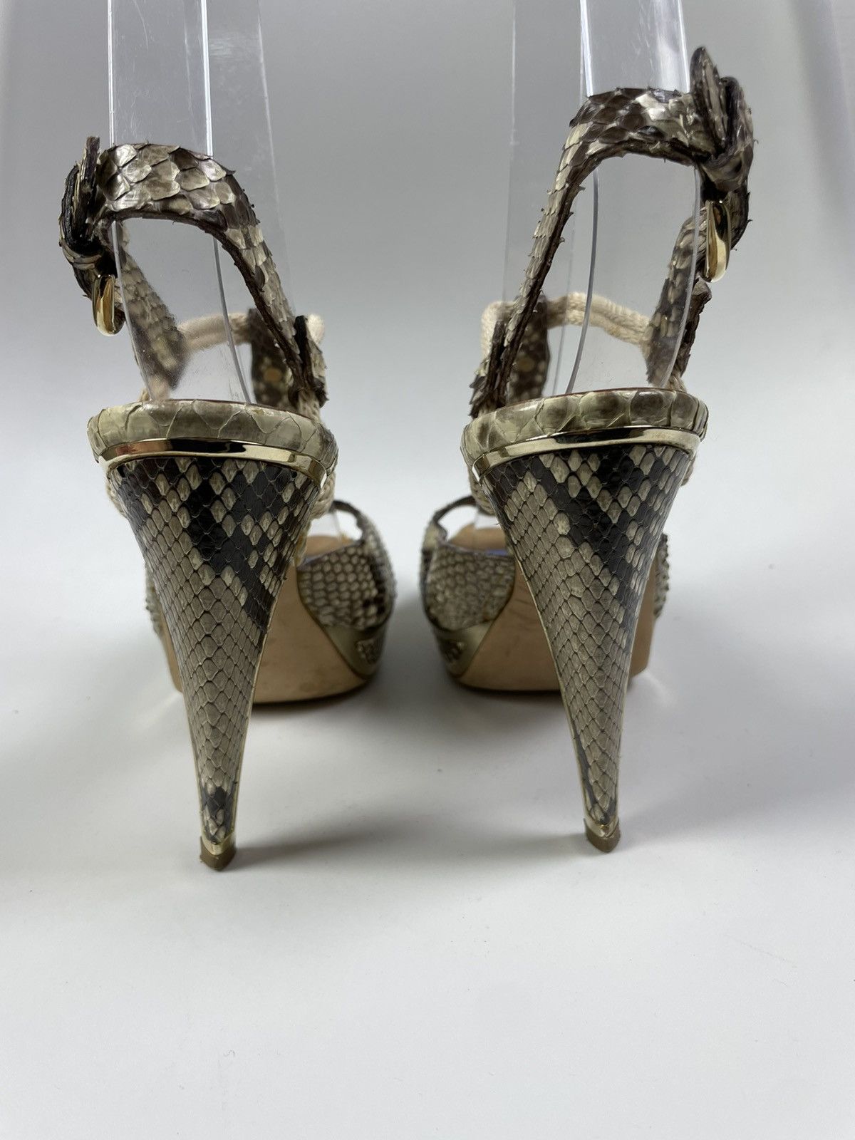 Bally Bally Python leather heels size 37 Size US 6.5 / IT 36.5 - 3 Thumbnail