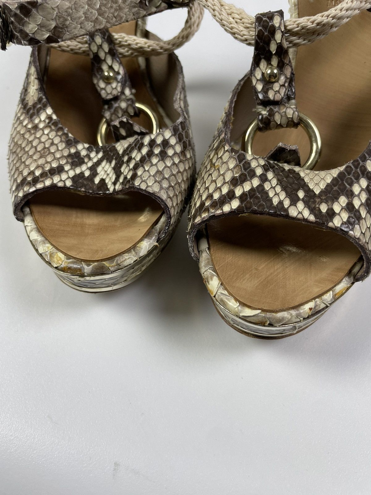 Bally Bally Python leather heels size 37 Size US 6.5 / IT 36.5 - 6 Thumbnail