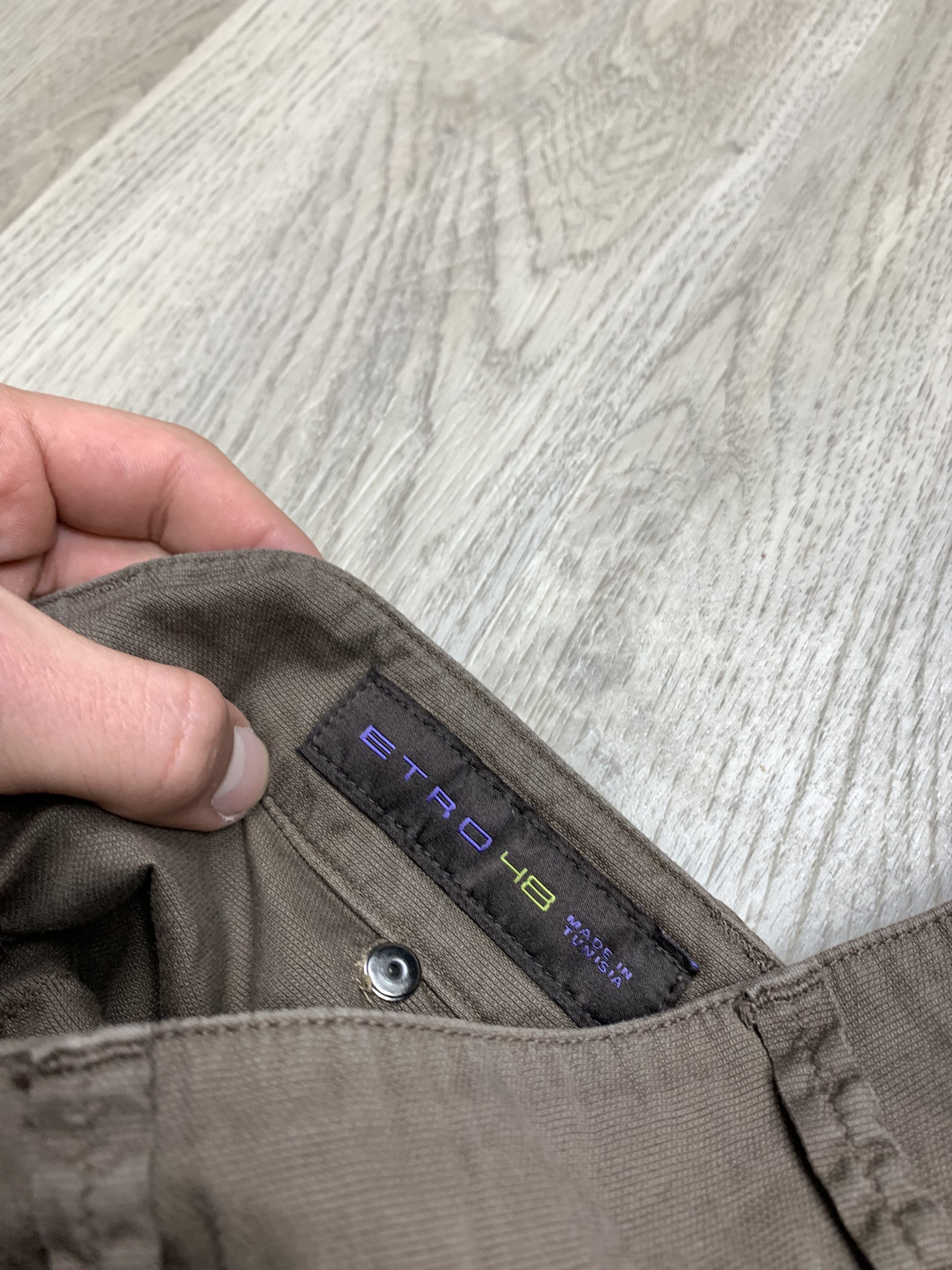 Etro Etro Vintage Double Knee Mens Cargo Pants Size US 32 / EU 48 - 8 Thumbnail