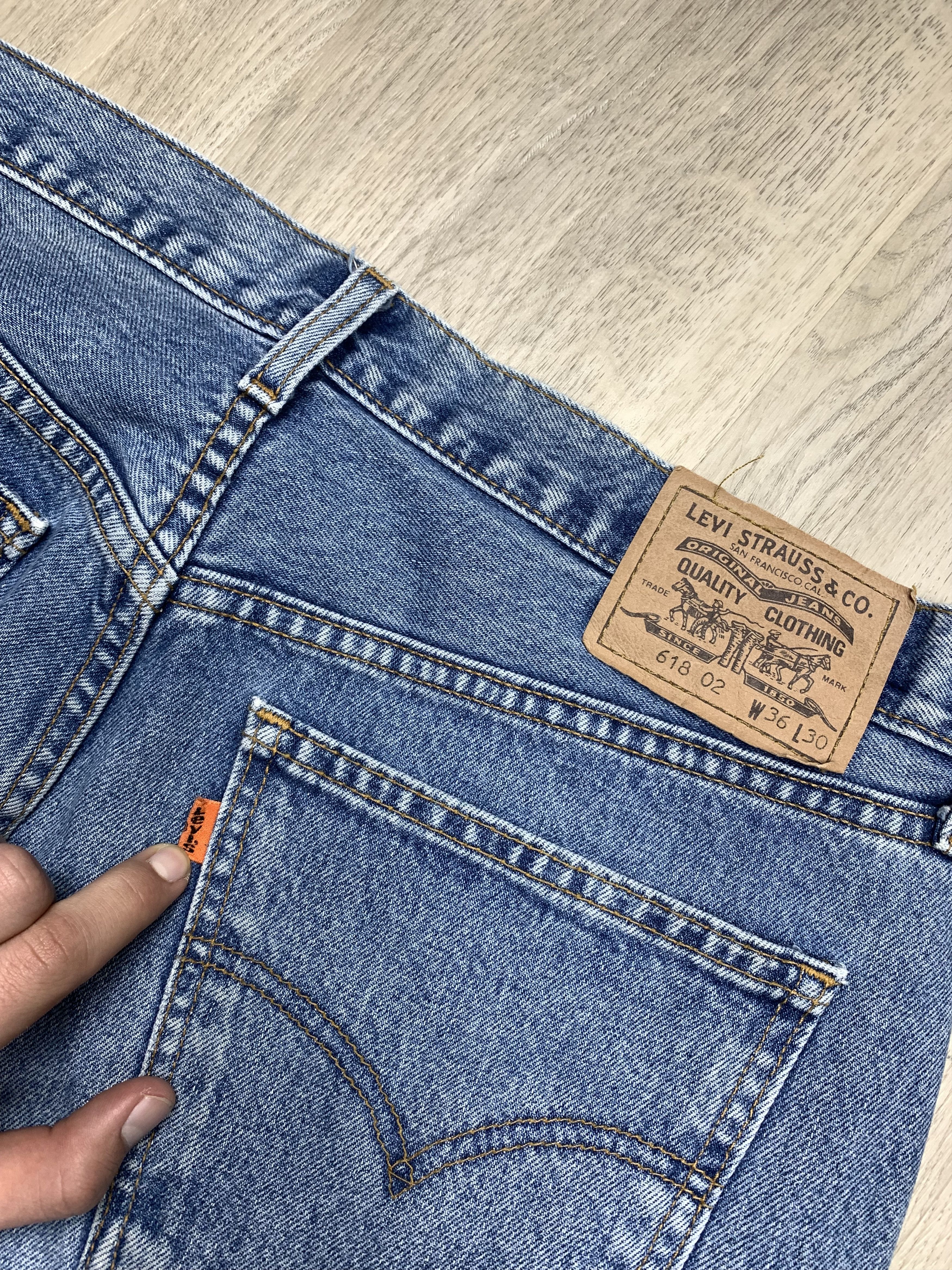 Levi's Levis 618 Orange Tab Denim Pants Jeans Size US 36 / EU 52 - 3 Thumbnail