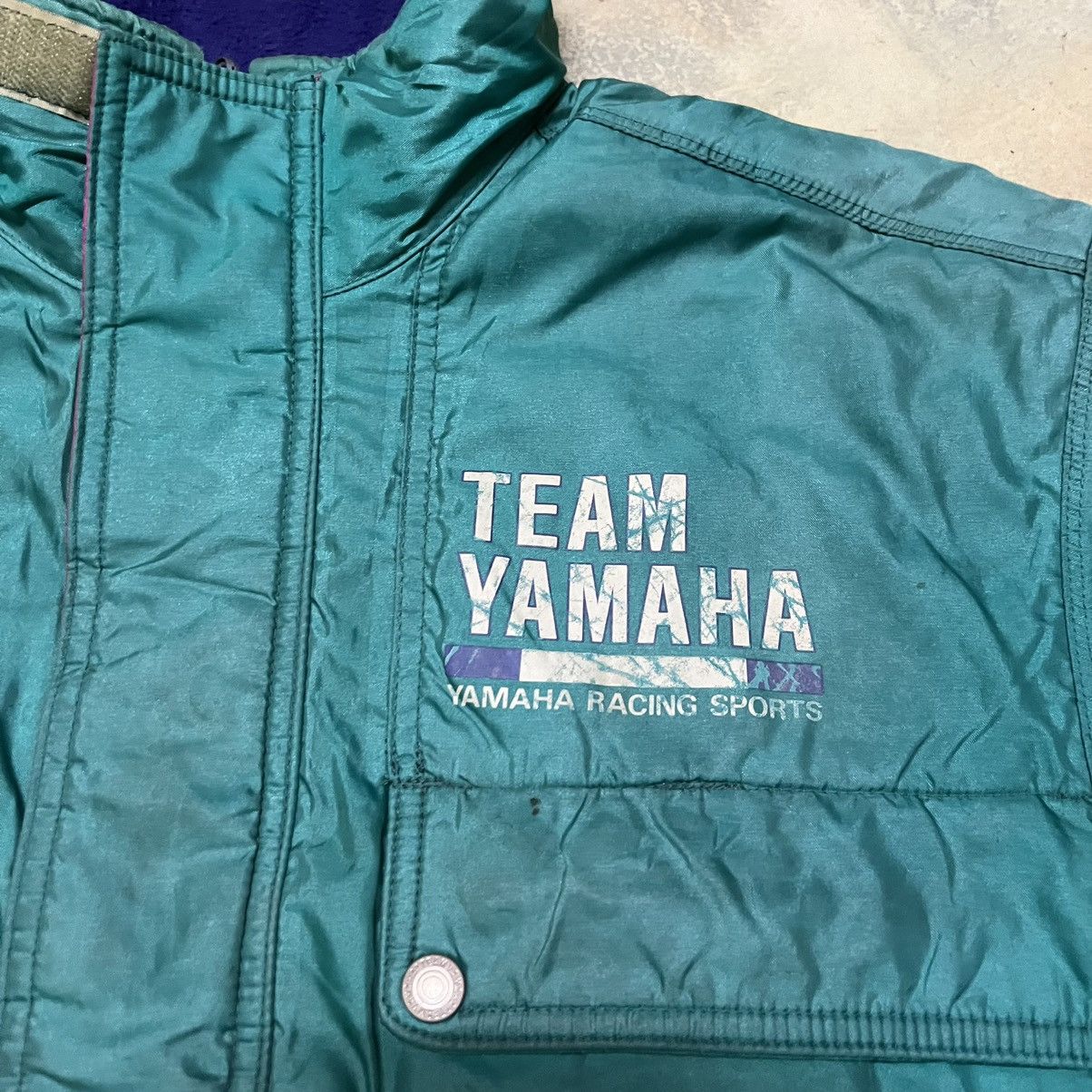 Yamaha Vintage Yamaha Racing Jacket Reversible Big Logo Size US L / EU 52-54 / 3 - 7 Thumbnail