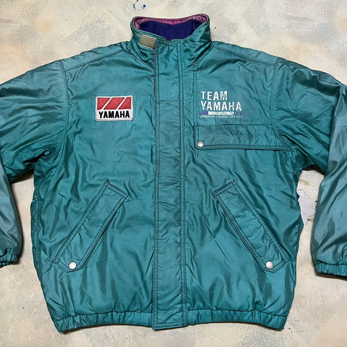 Yamaha Vintage Yamaha Racing Jacket Reversible Big Logo Size US L / EU 52-54 / 3 - 5 Thumbnail