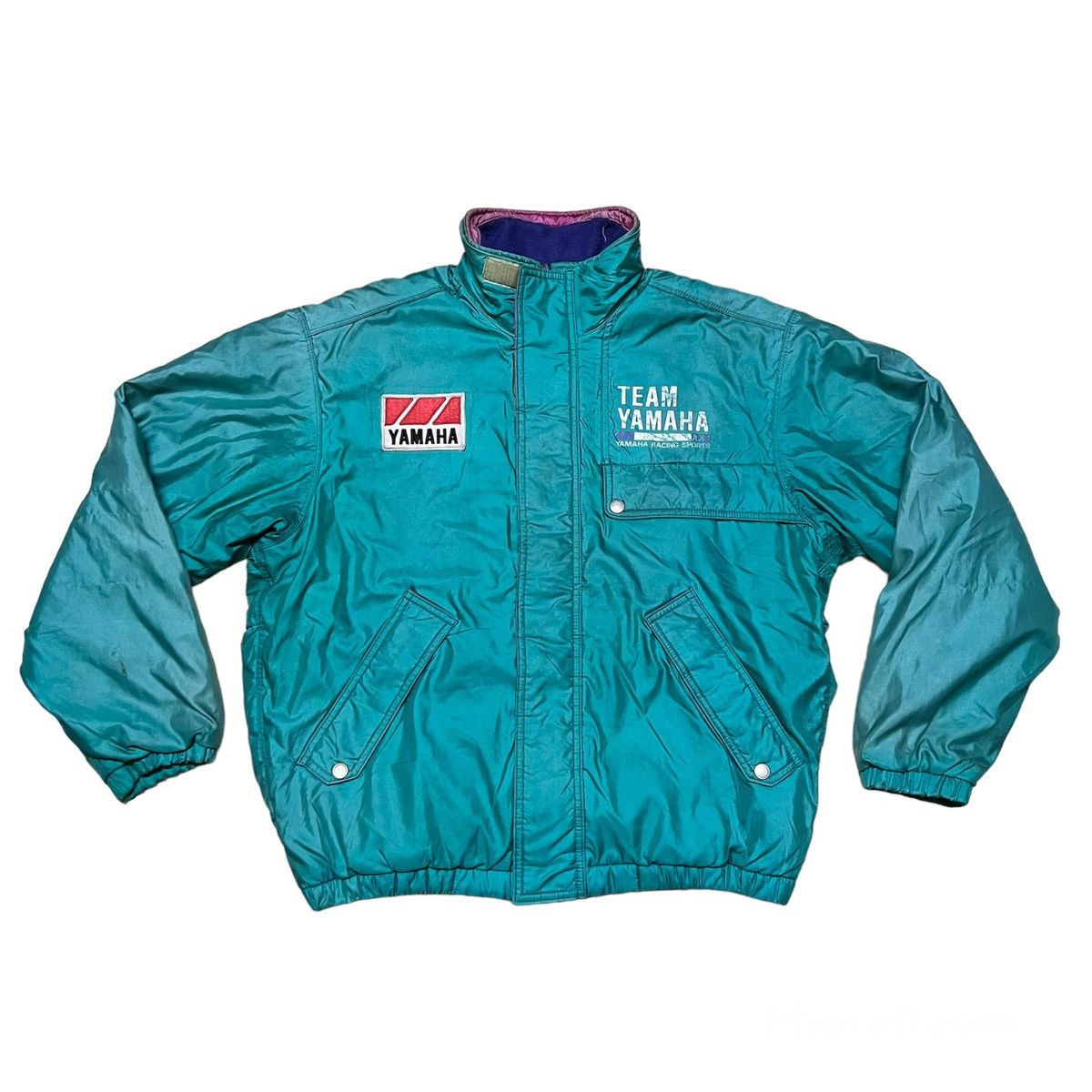 Yamaha Vintage Yamaha Racing Jacket Reversible Big Logo Size US L / EU 52-54 / 3 - 1 Thumbnail
