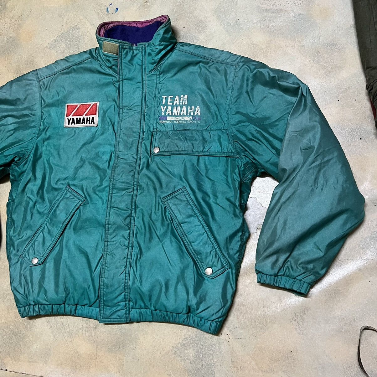 Yamaha Vintage Yamaha Racing Jacket Reversible Big Logo Size US L / EU 52-54 / 3 - 4 Thumbnail