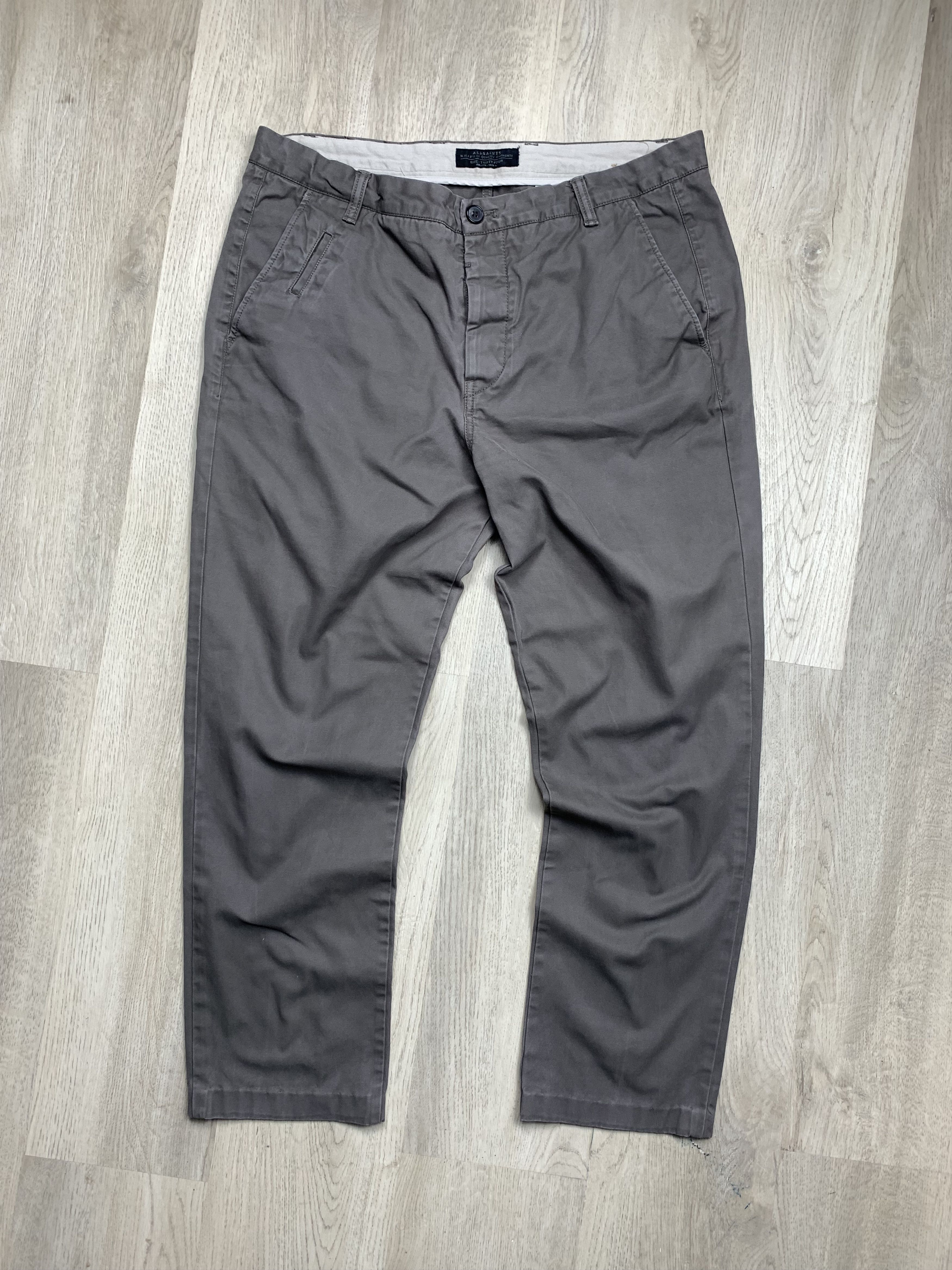Allsaints Allsaints Vintage Spitalfields Mens Chino Pants Size US 34 / EU 50 - 1 Thumbnail