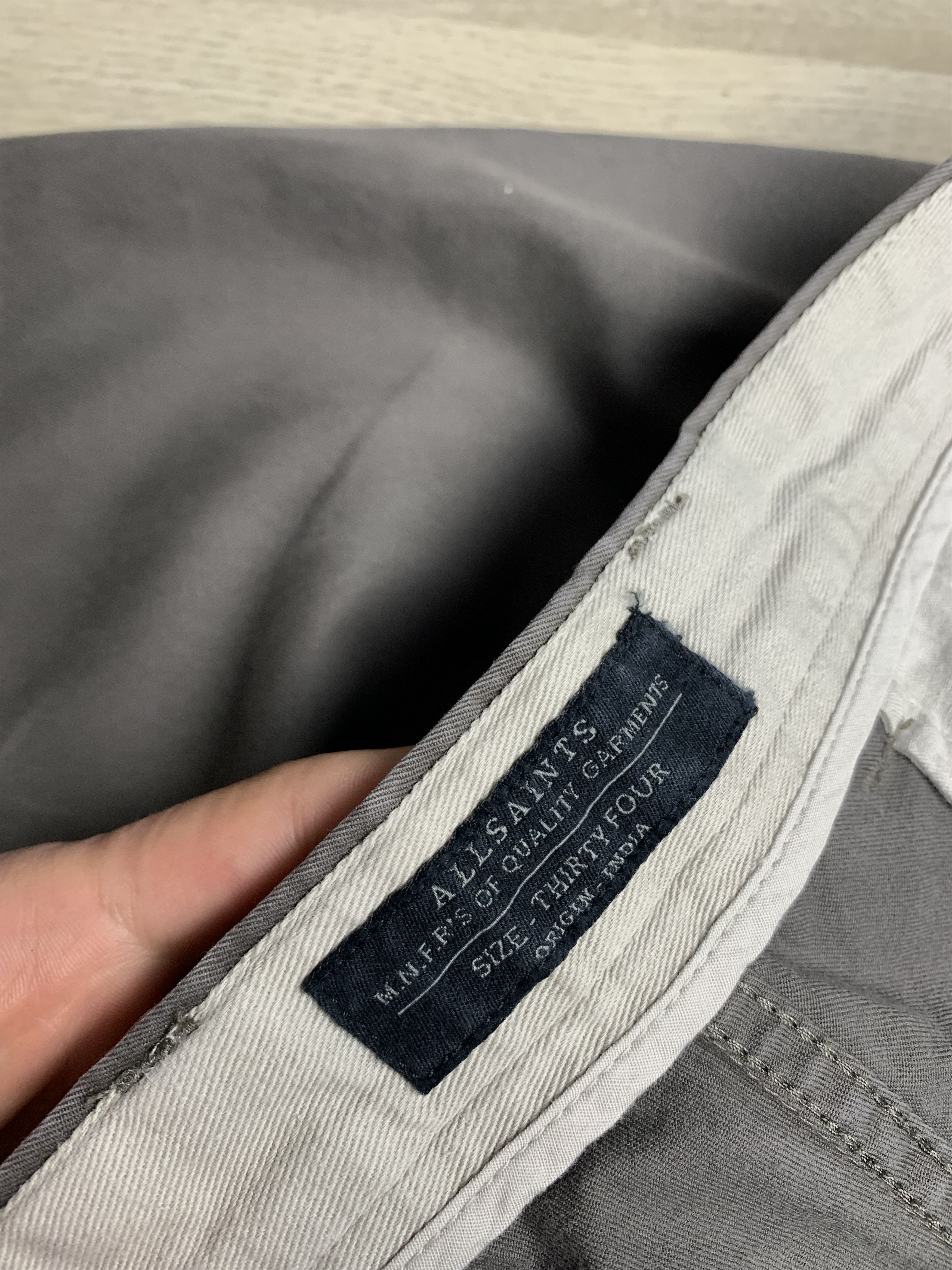 Allsaints Allsaints Vintage Spitalfields Mens Chino Pants Size US 34 / EU 50 - 9 Thumbnail