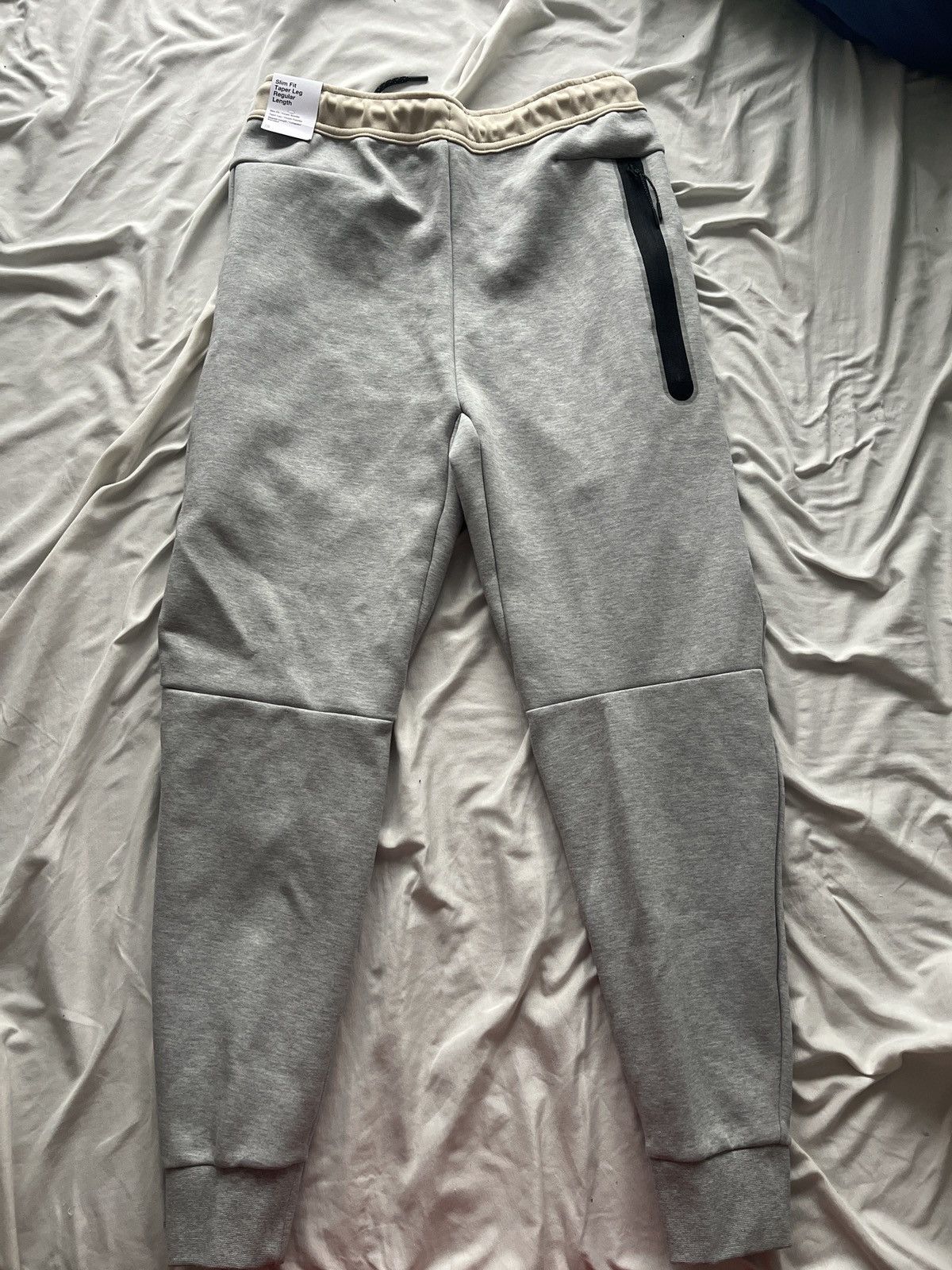 Nike Nike Tech Fleece Pants Grey and Tan Sz M Size US 32 / EU 48 - 2 Thumbnail