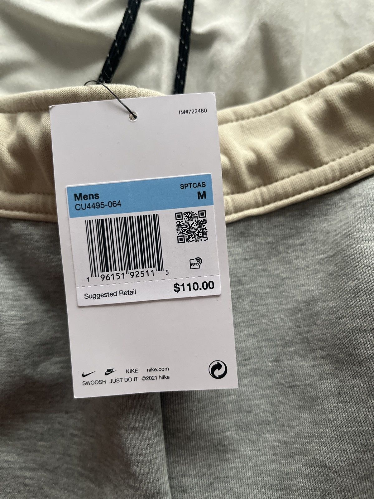 Nike Nike Tech Fleece Pants Grey and Tan Sz M Size US 32 / EU 48 - 4 Thumbnail