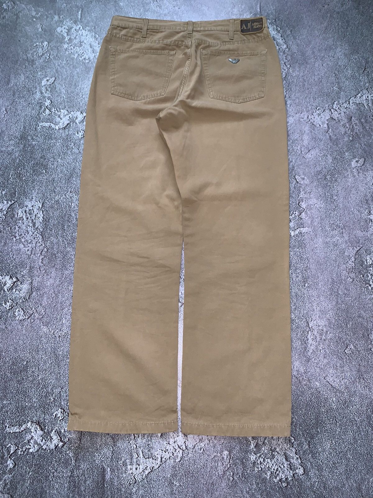 Armani × Denim & Co. × Giorgio Armani Armani jeans 36 vintage denim pants trousers chinos beige Size US 36 / EU 52 - 19 Thumbnail