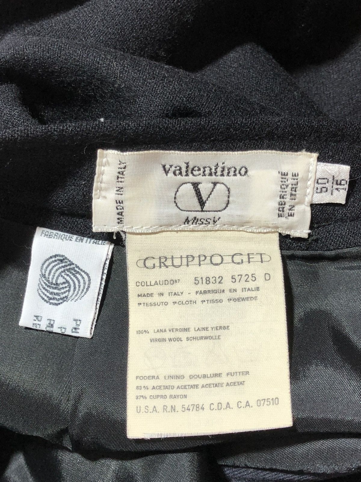 Valentino × Vintage Valentino Virgin Wool Vintage Skirt size 50/16 Size 38" / US 16 / IT 52 - 7 Thumbnail