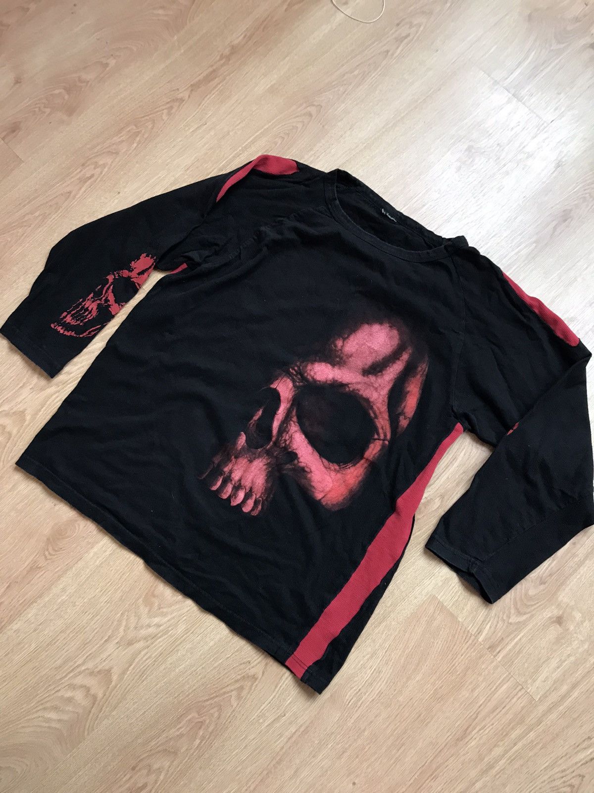 Vintage Vintage skull long sleeve overprinted Size US M / EU 48-50 / 2 - 2 Thumbnail