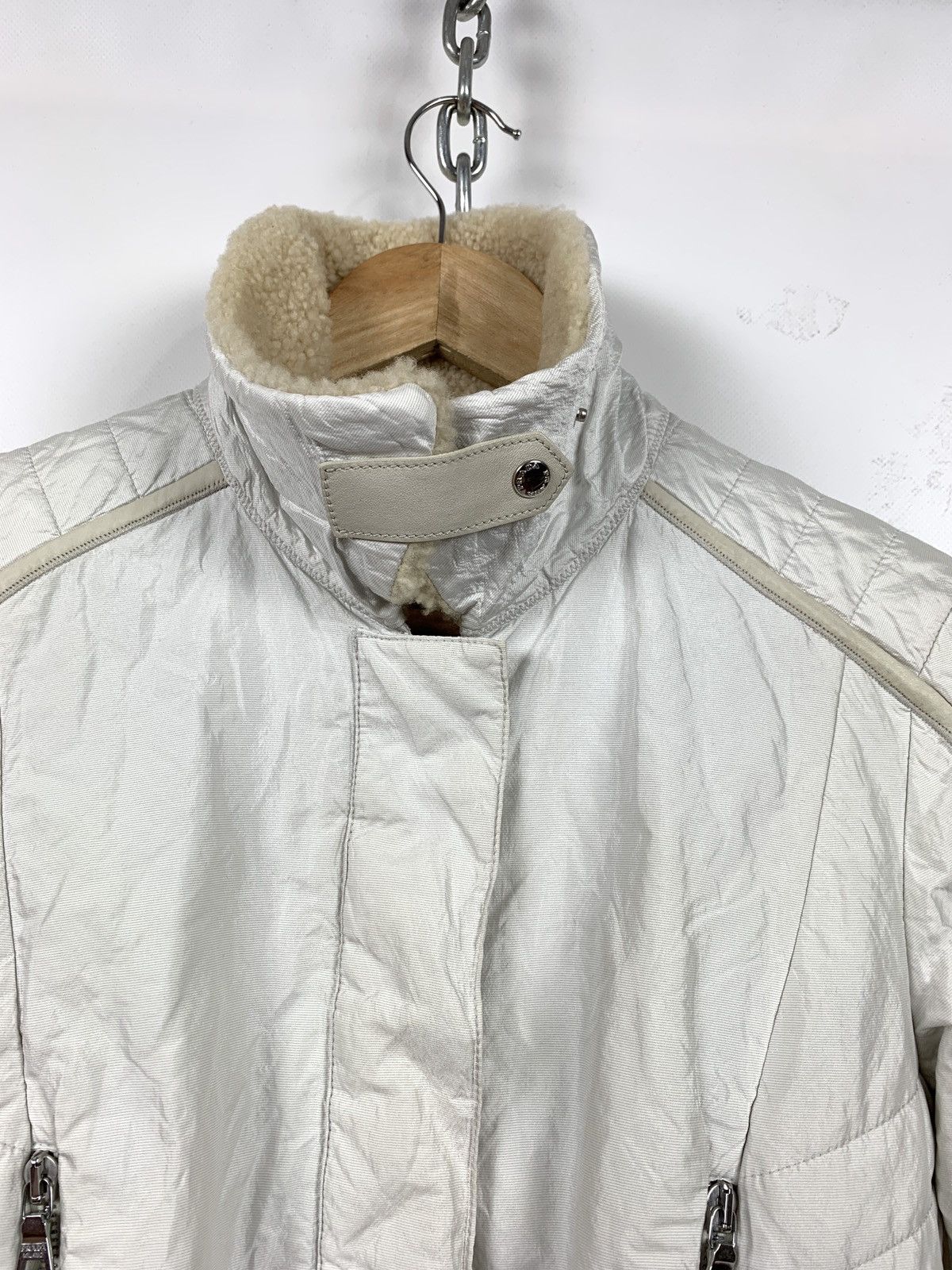 Prada Vintage Prada Women’s Red Tab Nylon Metal Jacket Size M / US 6-8 / IT 42-44 - 9 Thumbnail