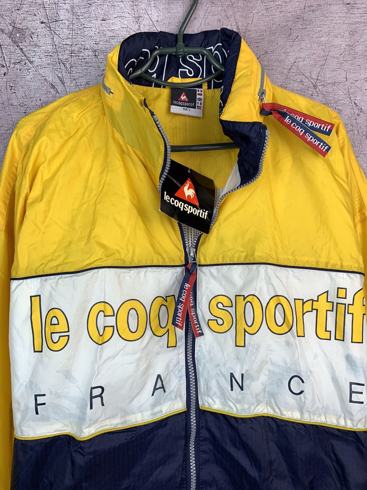 Le Coq Sportif Vintage Le Coq Sportif Big Logo France Jacket Size US L / EU 52-54 / 3 - 3 Thumbnail