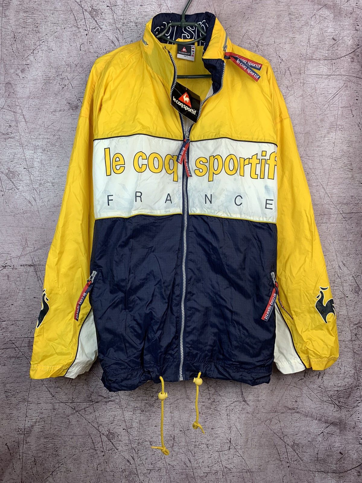 Le Coq Sportif Vintage Le Coq Sportif Big Logo France Jacket Size US L / EU 52-54 / 3 - 1 Thumbnail