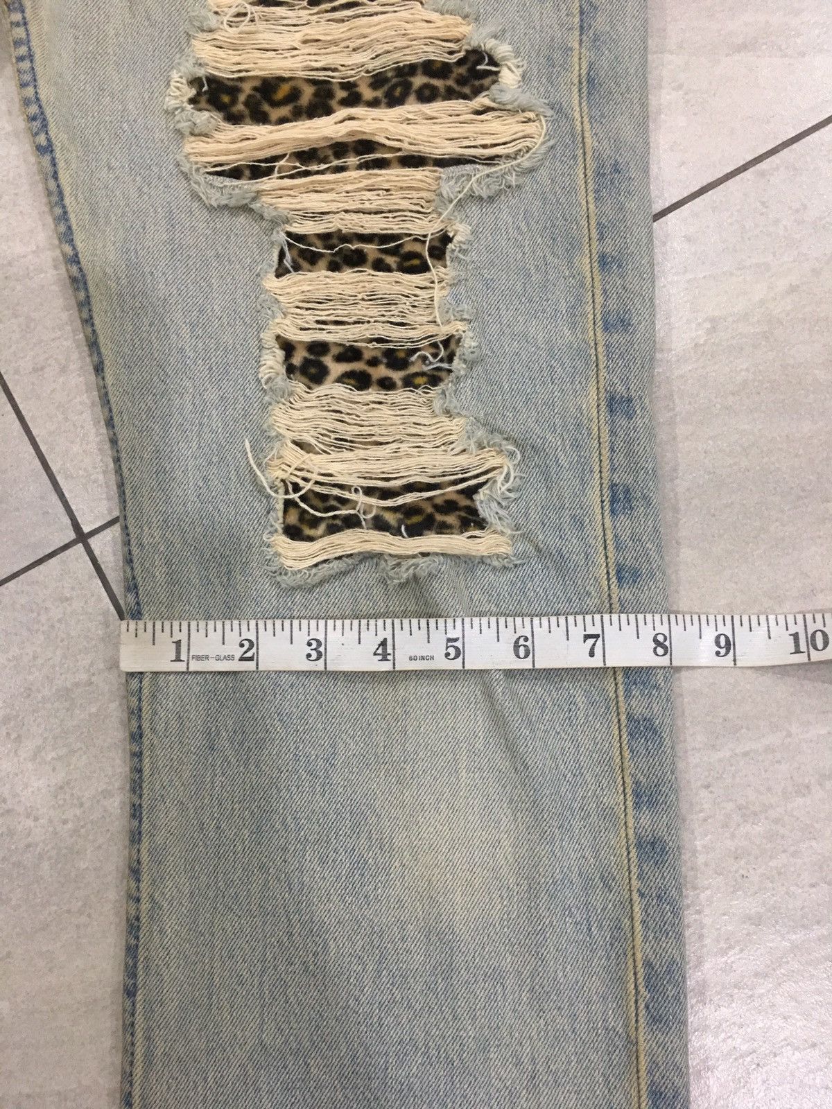 Levi's Vintage Levi’s 501 USA Leopard Patchwork Style Size 30" / US 8 / IT 44 - 24 Thumbnail