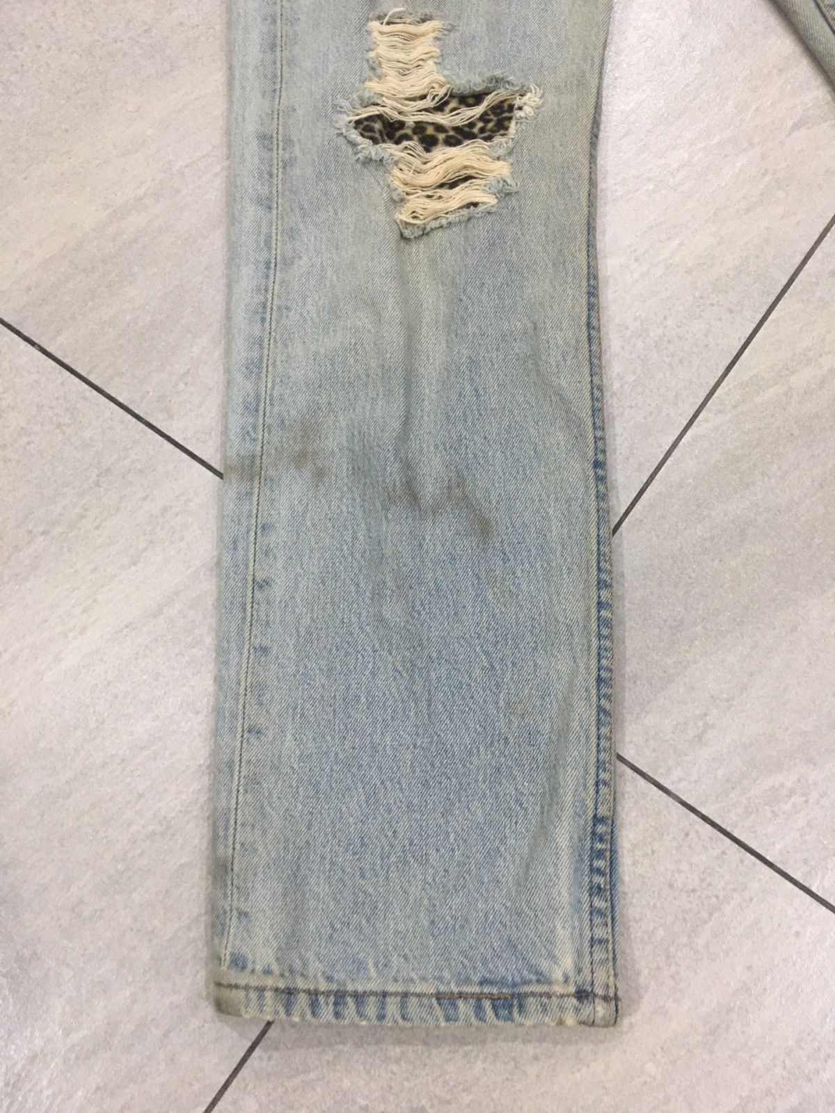 Levi's Vintage Levi’s 501 USA Leopard Patchwork Style Size 30" / US 8 / IT 44 - 11 Thumbnail