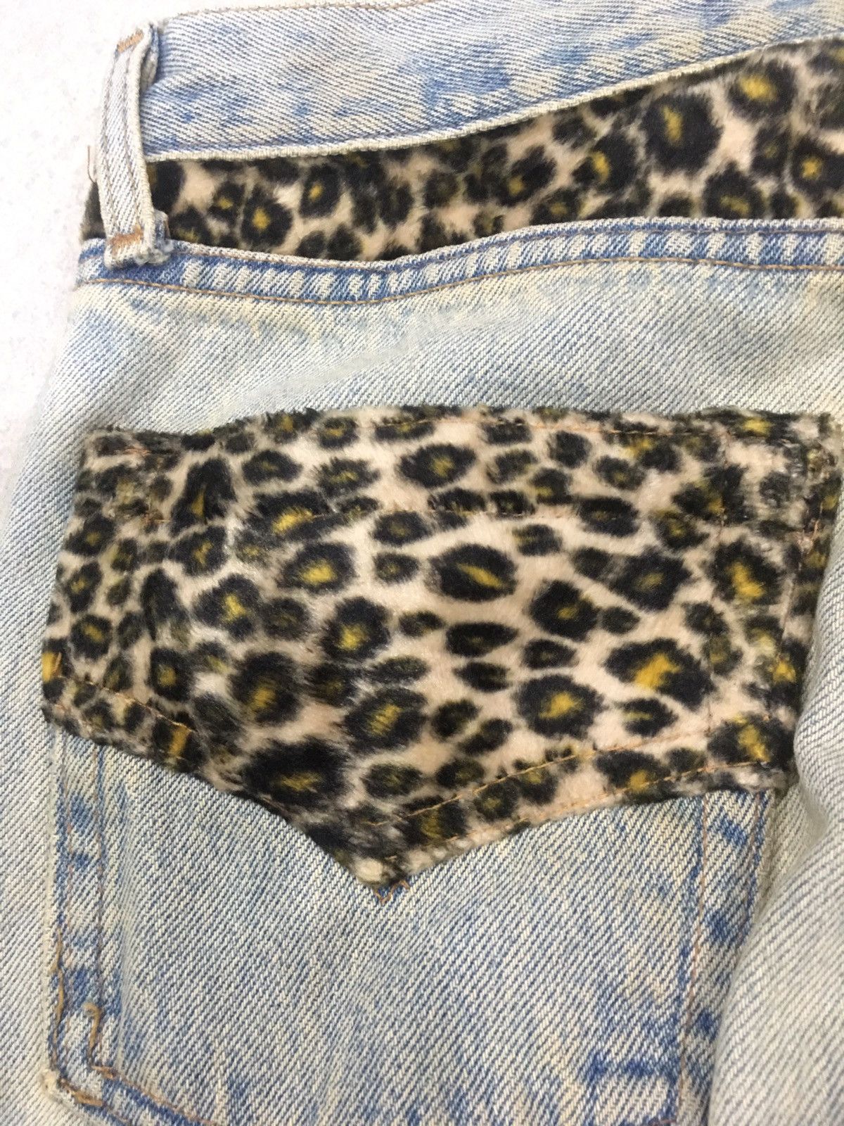 Levi's Vintage Levi’s 501 USA Leopard Patchwork Style Size 30" / US 8 / IT 44 - 13 Thumbnail