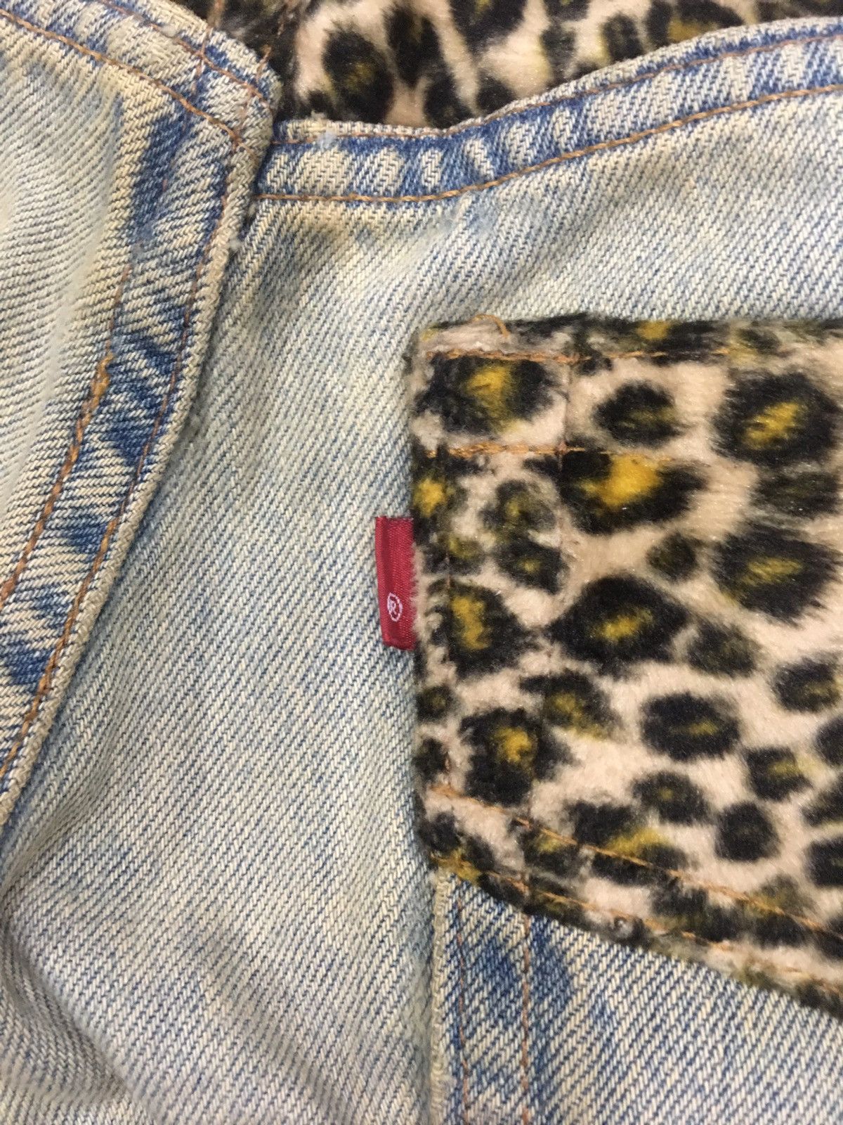 Levi's Vintage Levi’s 501 USA Leopard Patchwork Style Size 30" / US 8 / IT 44 - 14 Thumbnail