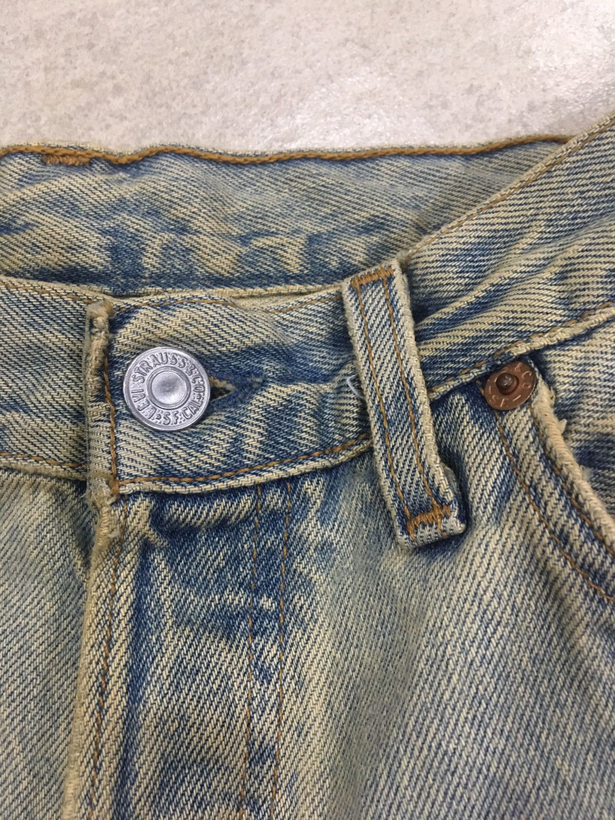 Levi's Vintage Levi’s 501 USA Leopard Patchwork Style Size 30" / US 8 / IT 44 - 7 Thumbnail